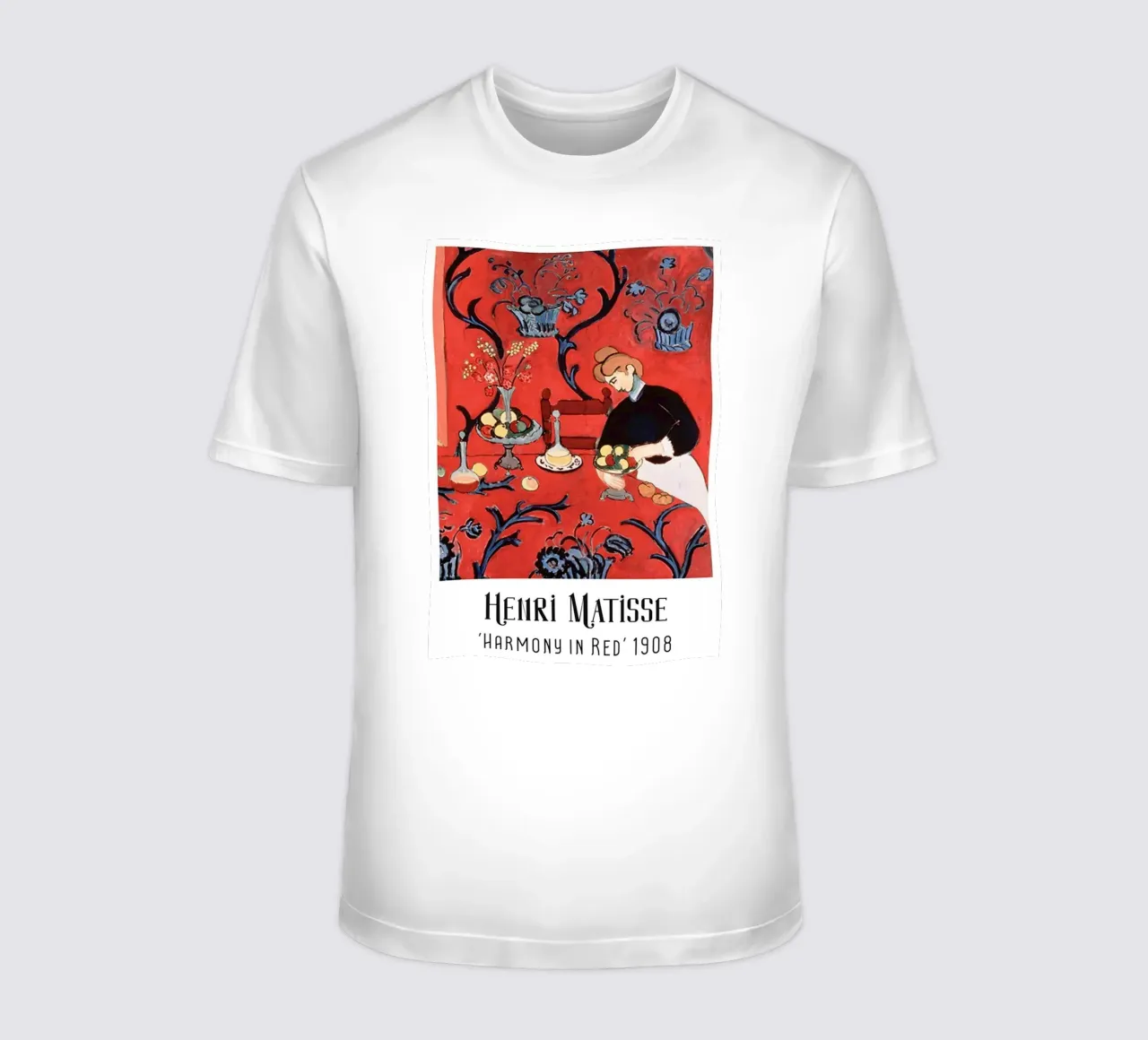 decorazione d'interni rossa t-shirt da gudikan store