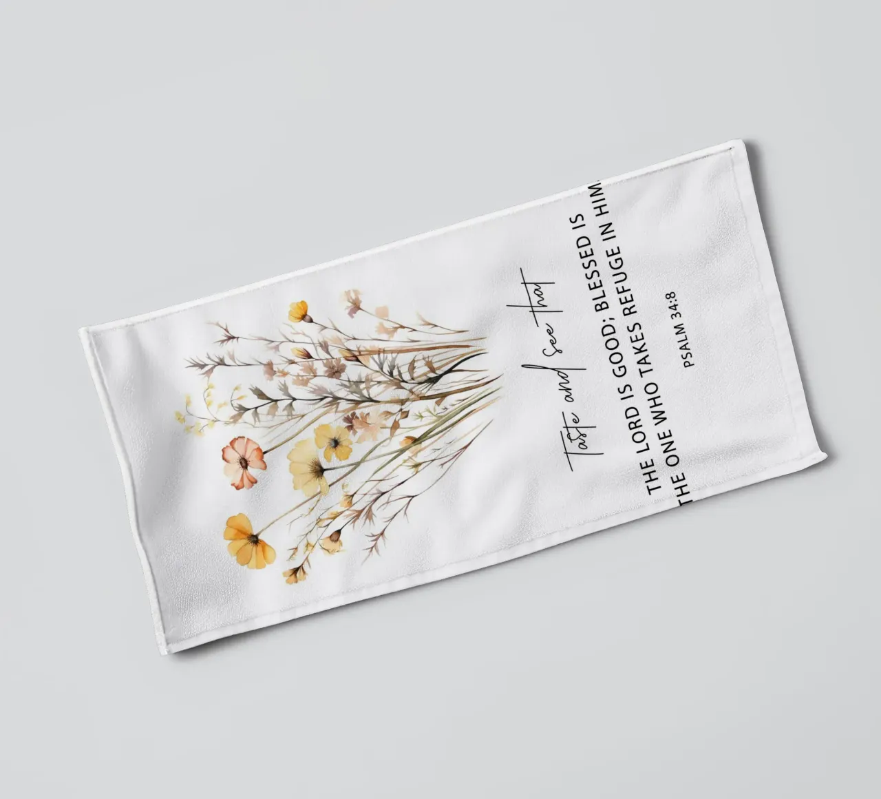 Taste and See Goodness towel by vintageshop