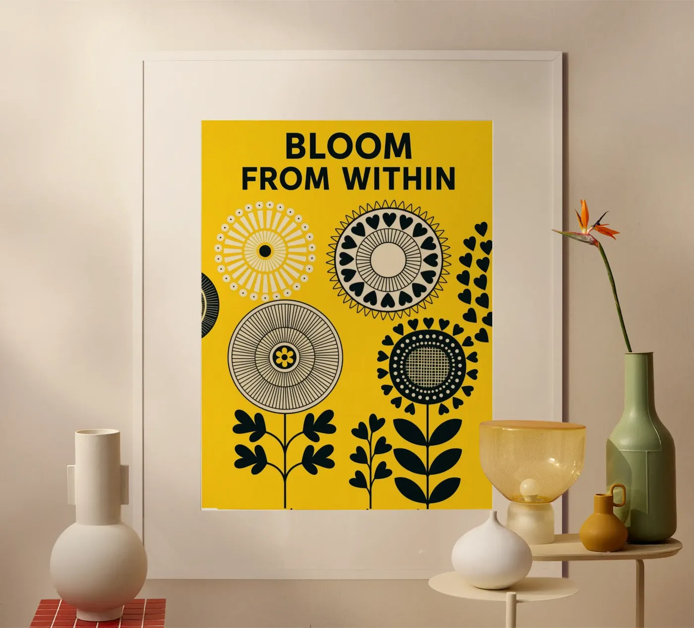 BLOOM FROM WITHIN poster by 20 Farben