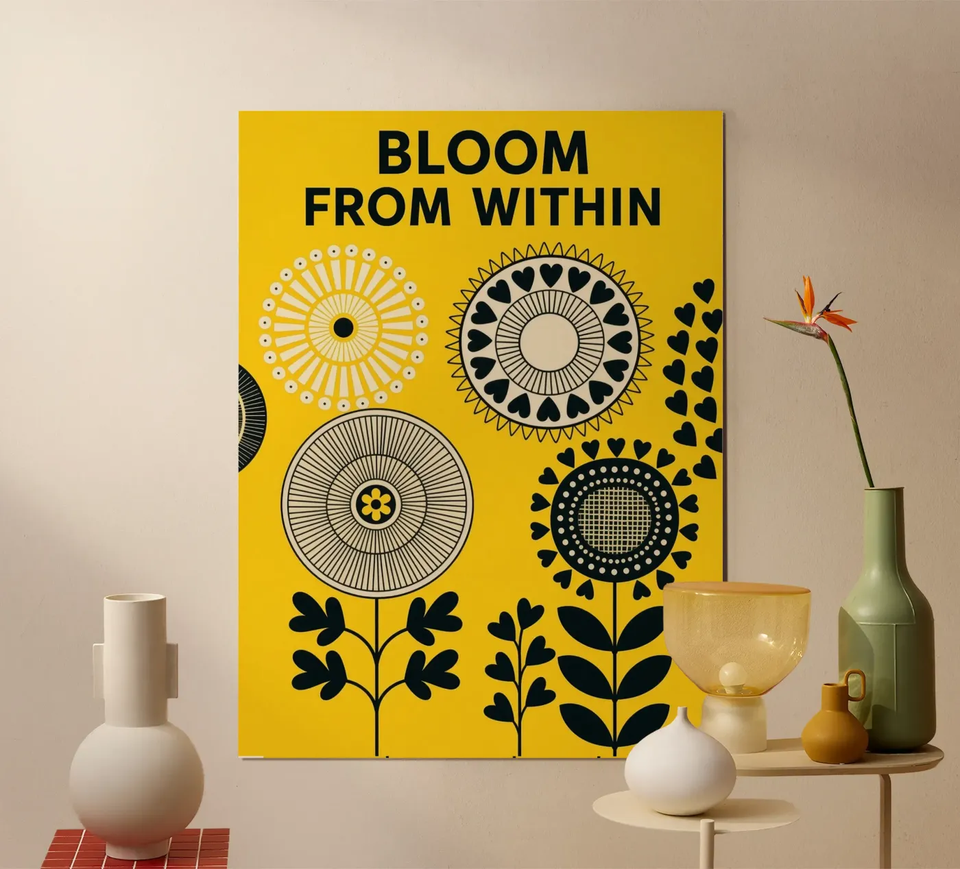 BLOOM FROM WITHIN poster by 20 Farben