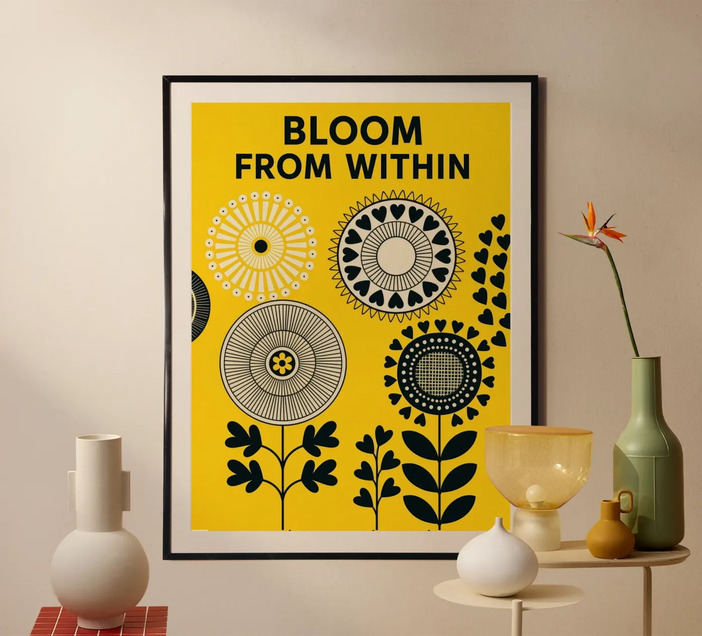 BLOOM FROM WITHIN poster by 20 Farben