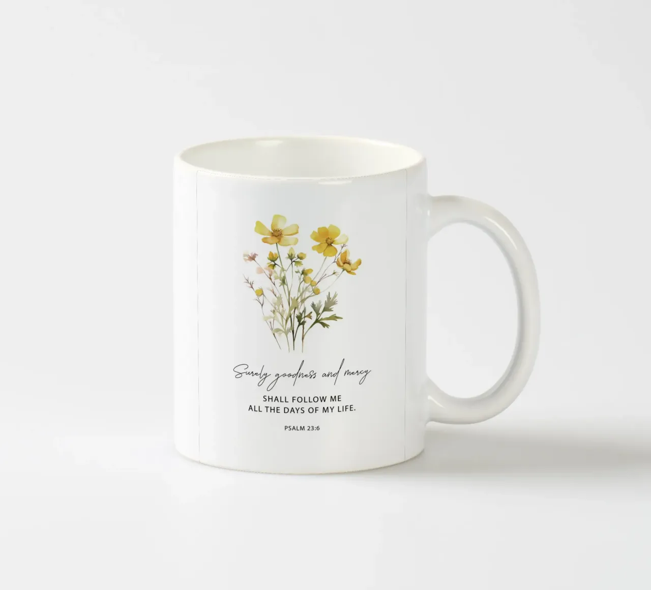 Goodness and Mercy Bloom tazza in ceramica da vintageshop