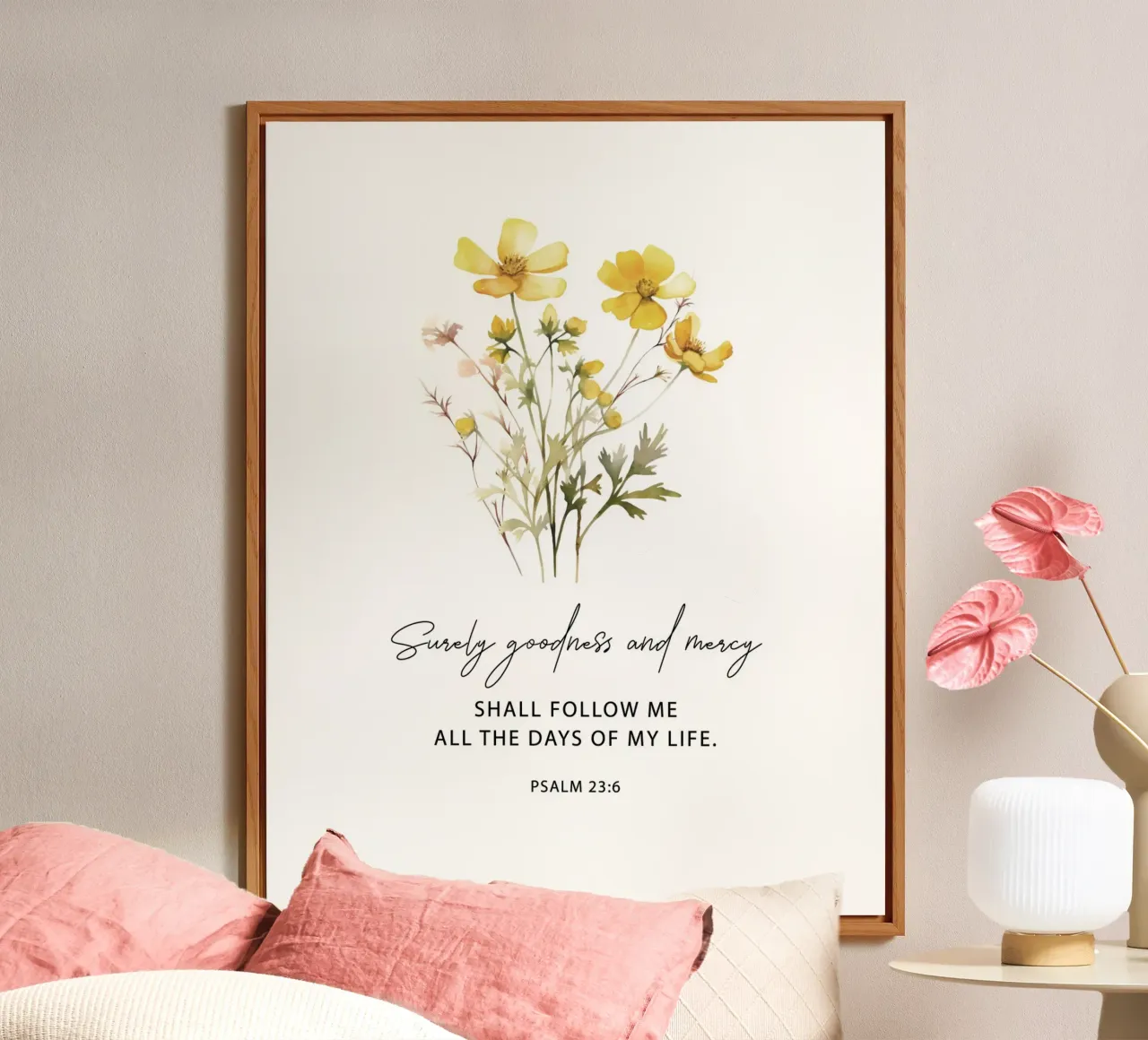 Goodness and Mercy Bloom forex plate by vintageshop