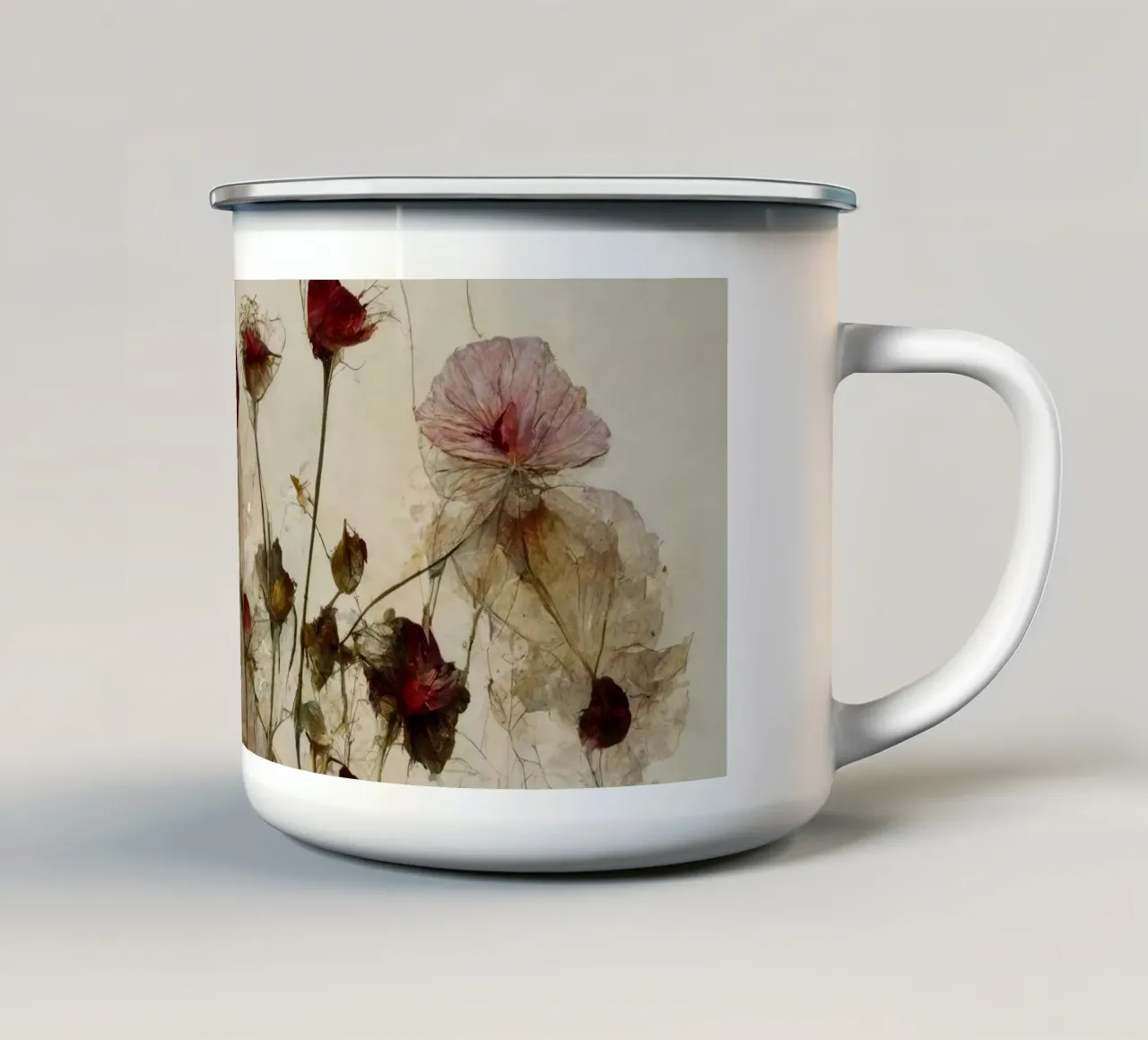 Dry Beauties No 11 tazza in smalto da treechild