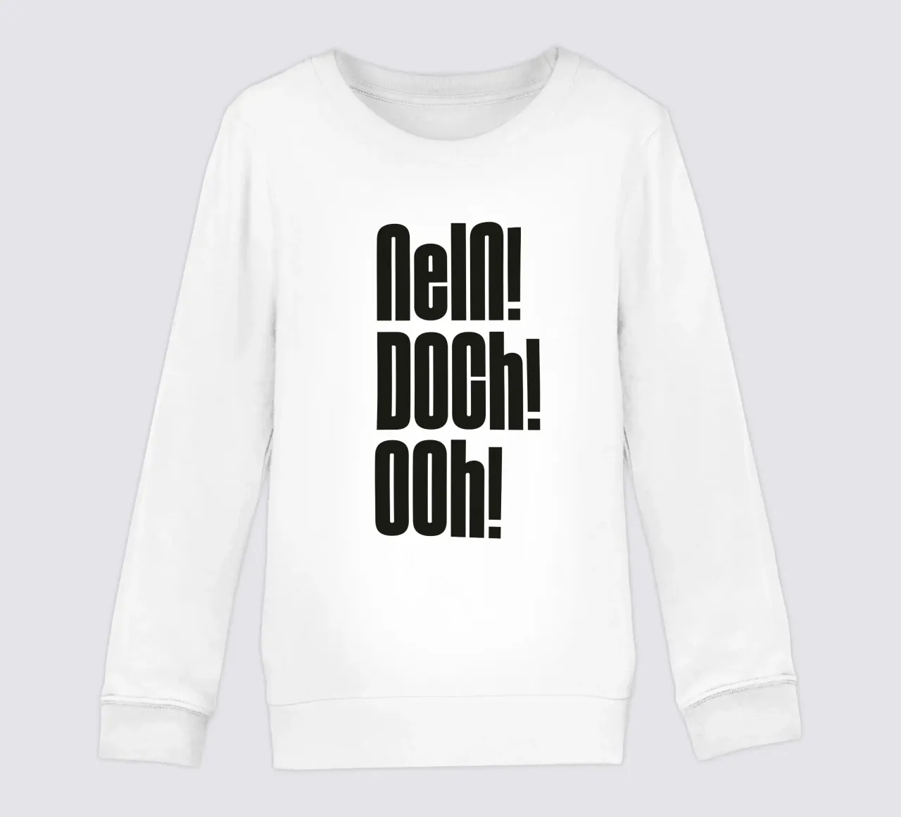 Nein Doch Ohh felpa bambino da Flo Klein