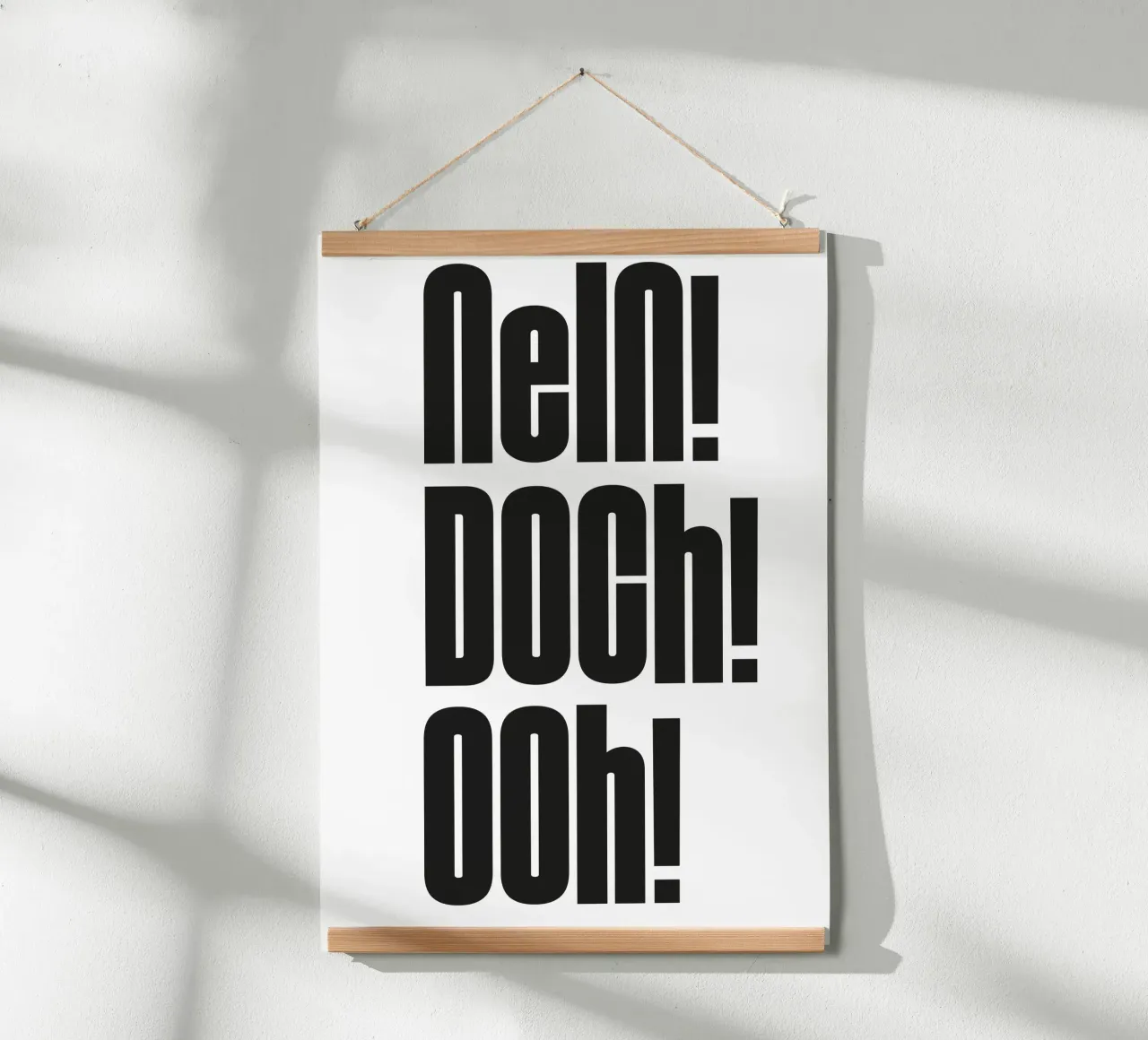Nein Doch Ohh poster de Flo Klein
