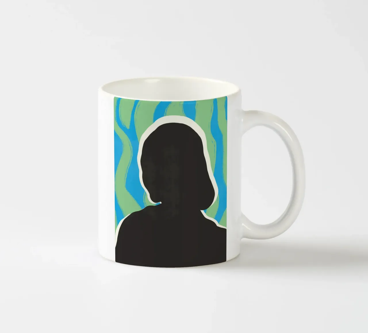 Modello nero 01 tazza in ceramica da Little Dean