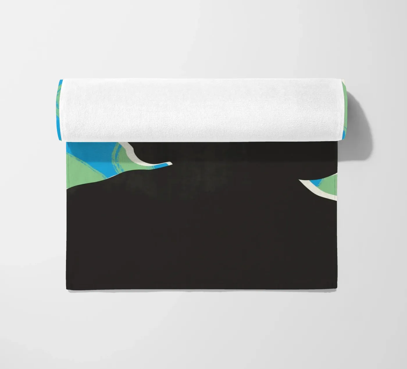 Modello nero 01 telo mare da Little Dean