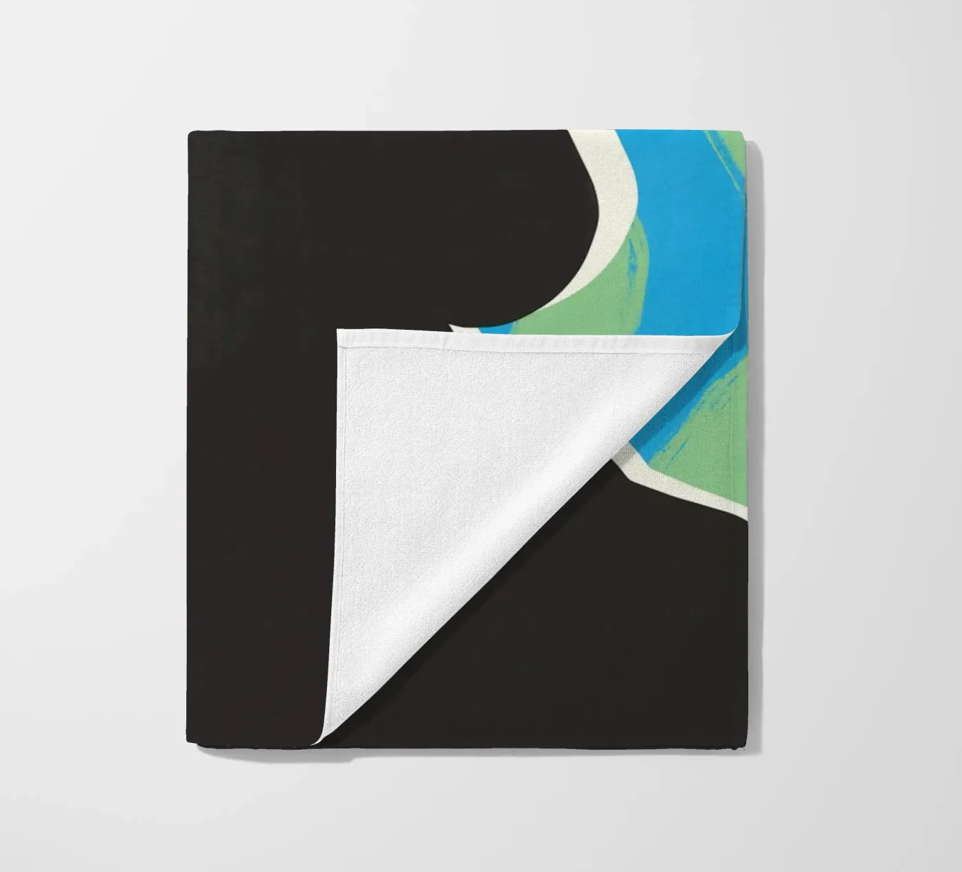 Modello nero 01 telo mare da Little Dean