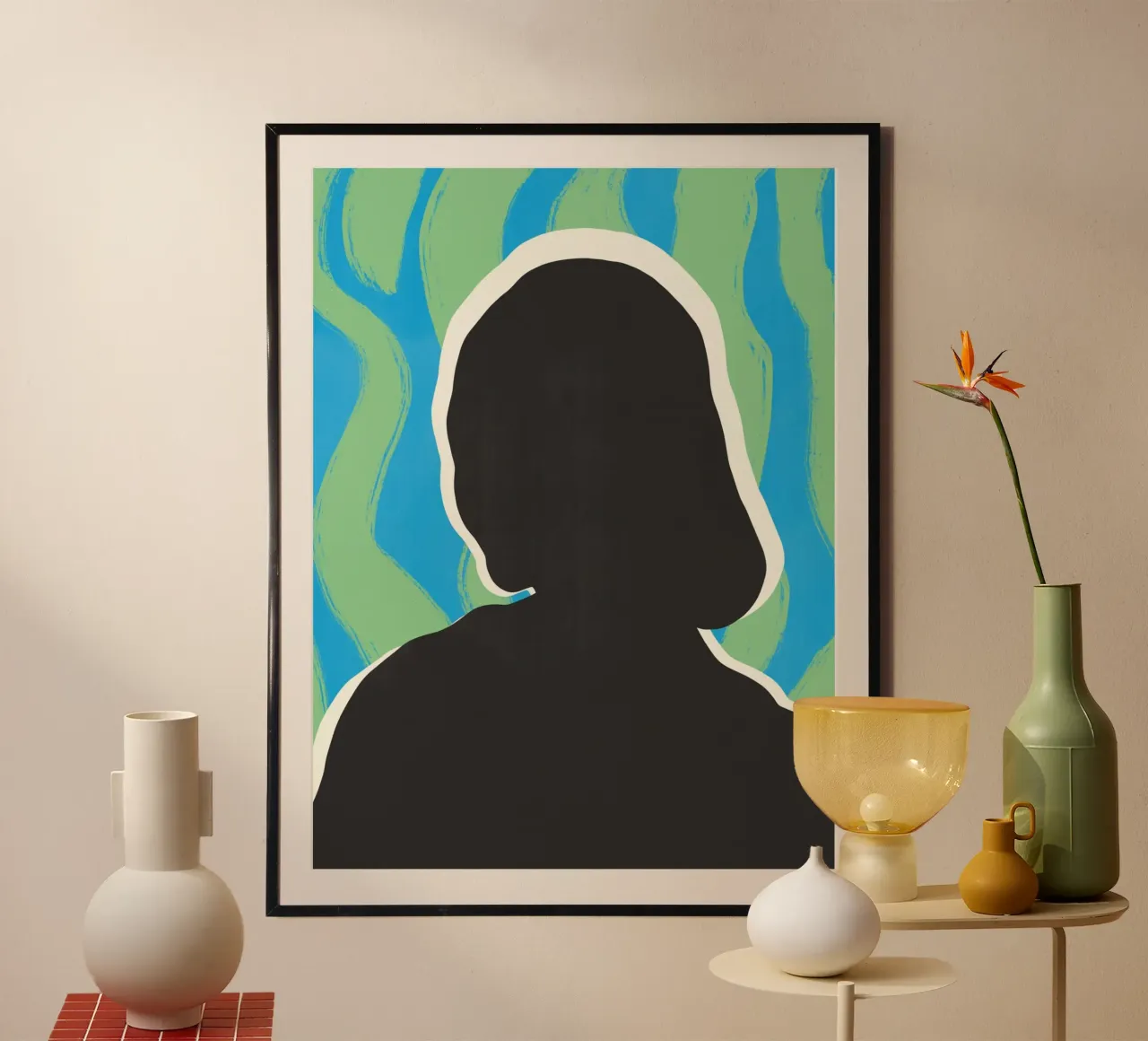 Modello nero 01 poster da Little Dean