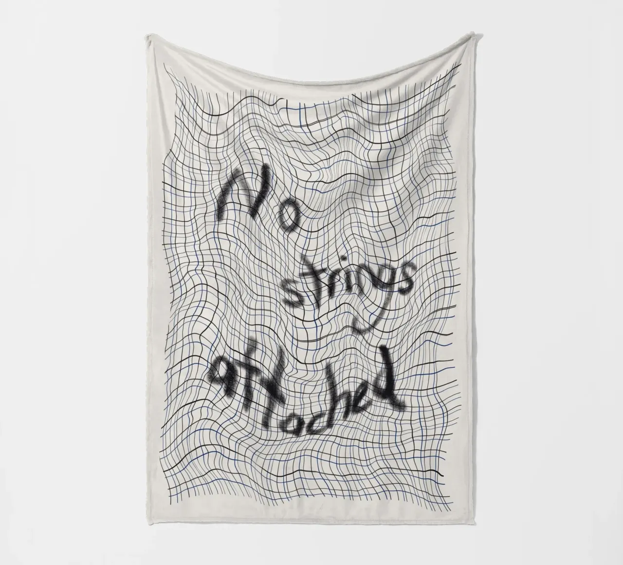 No strings attached fleece blanket by Little Dean