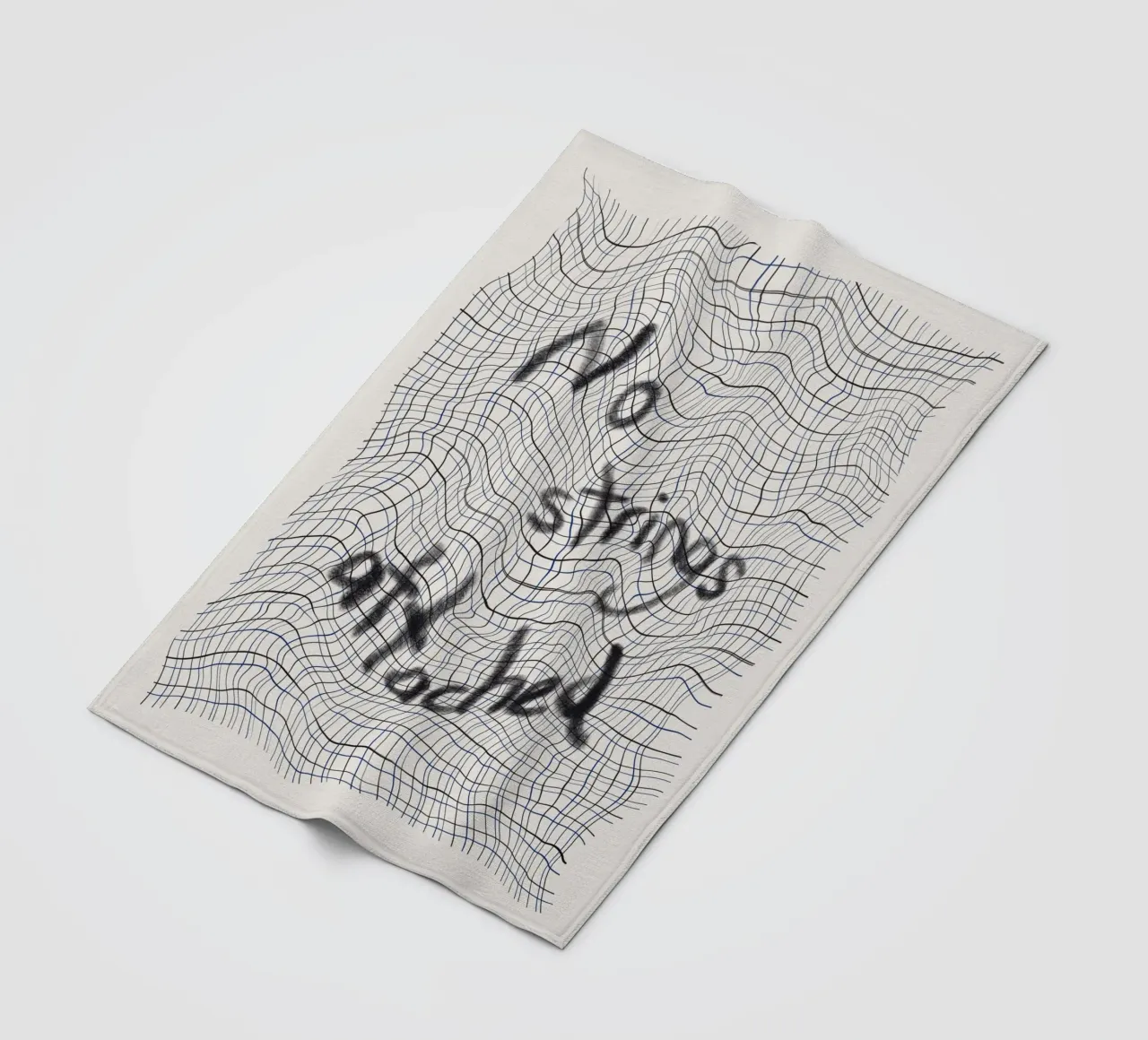 No strings attached fleece blanket by Little Dean