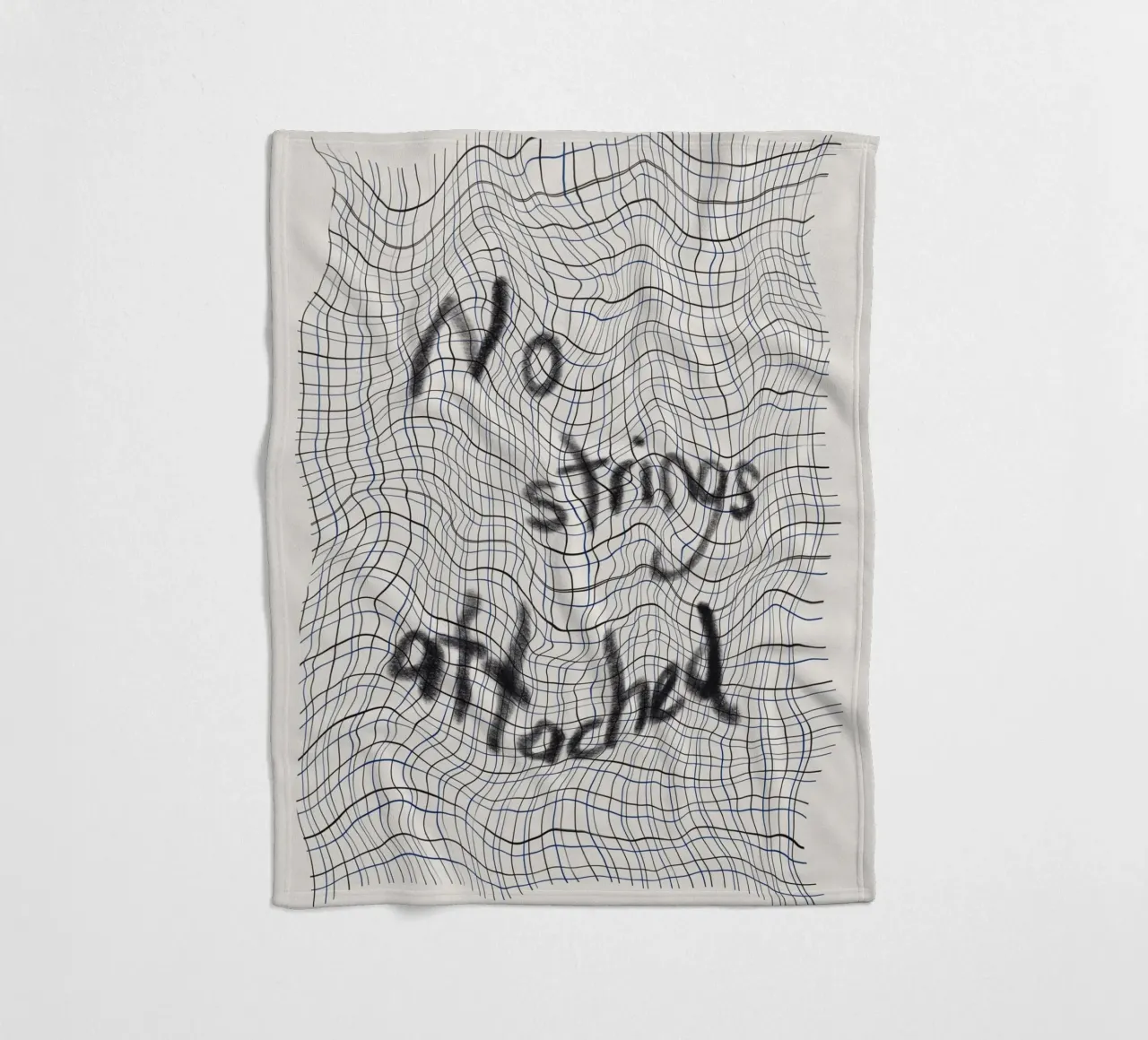 No strings attached fleece blanket by Little Dean
