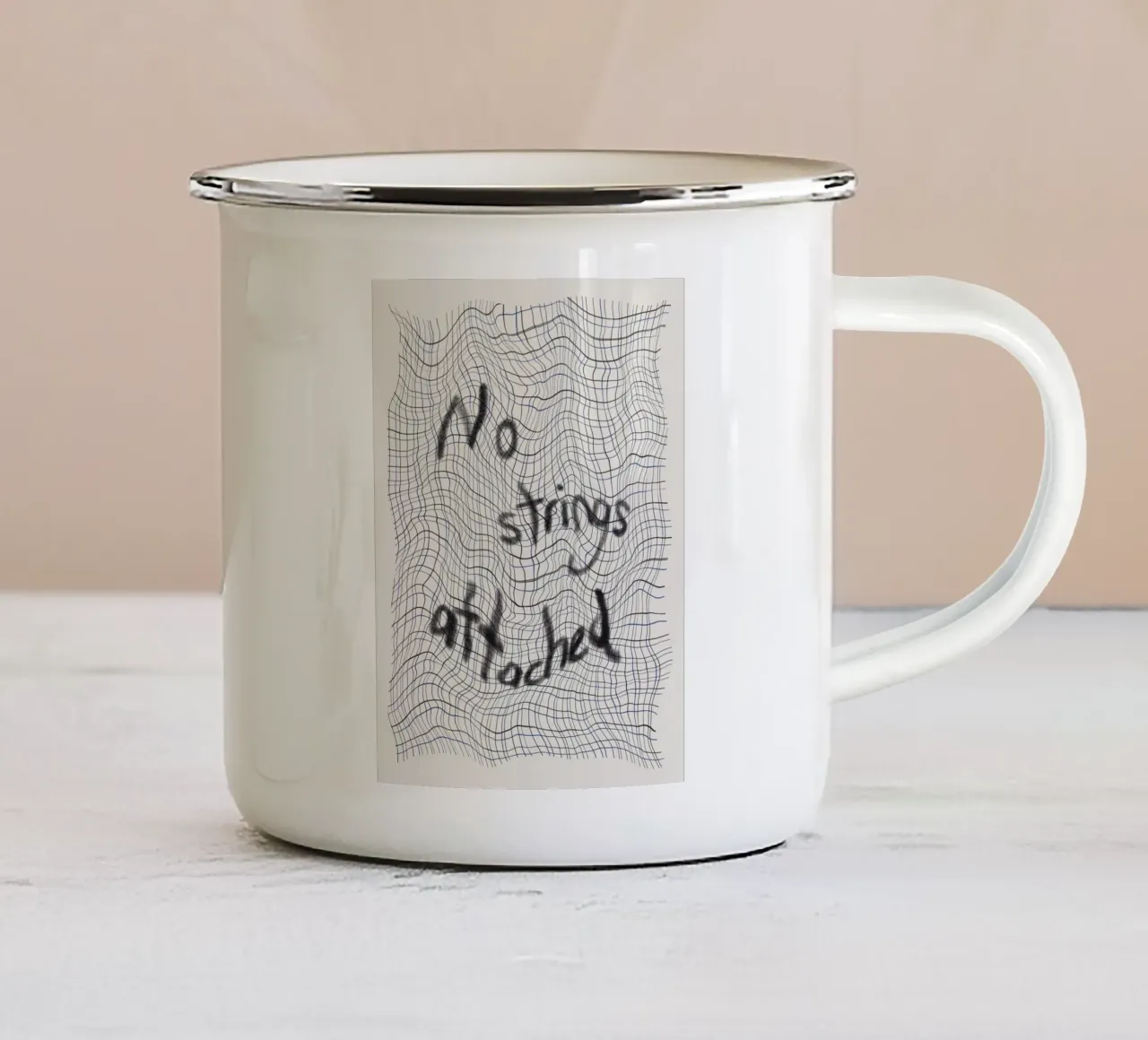 Nessun vincolo tazza in smalto da Little Dean
