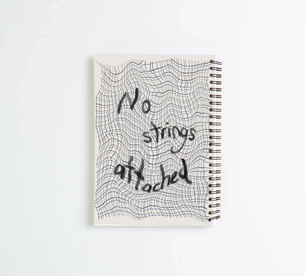 No strings attached spiral notebook by Little Dean