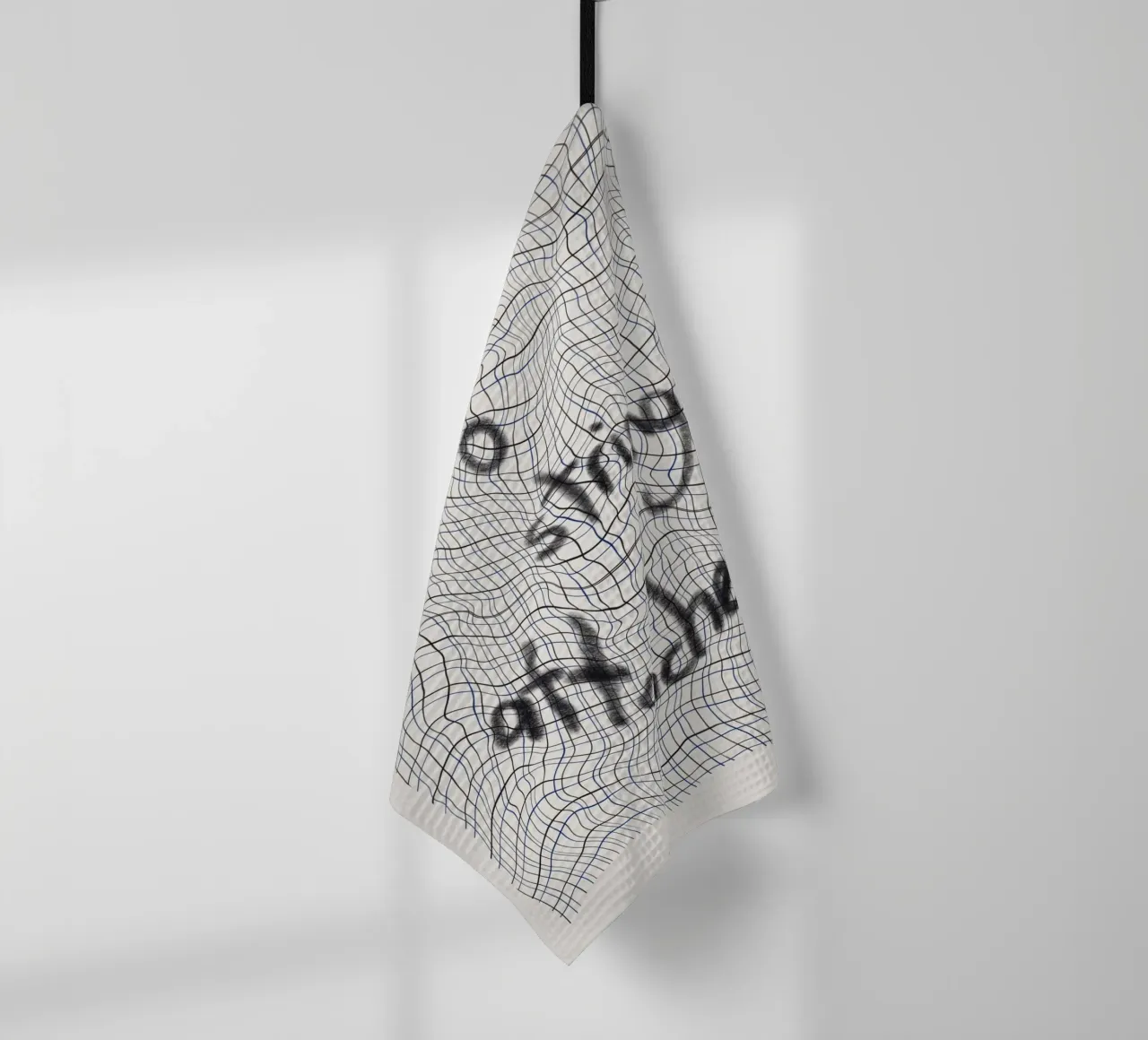 No strings attached tea towel by Little Dean