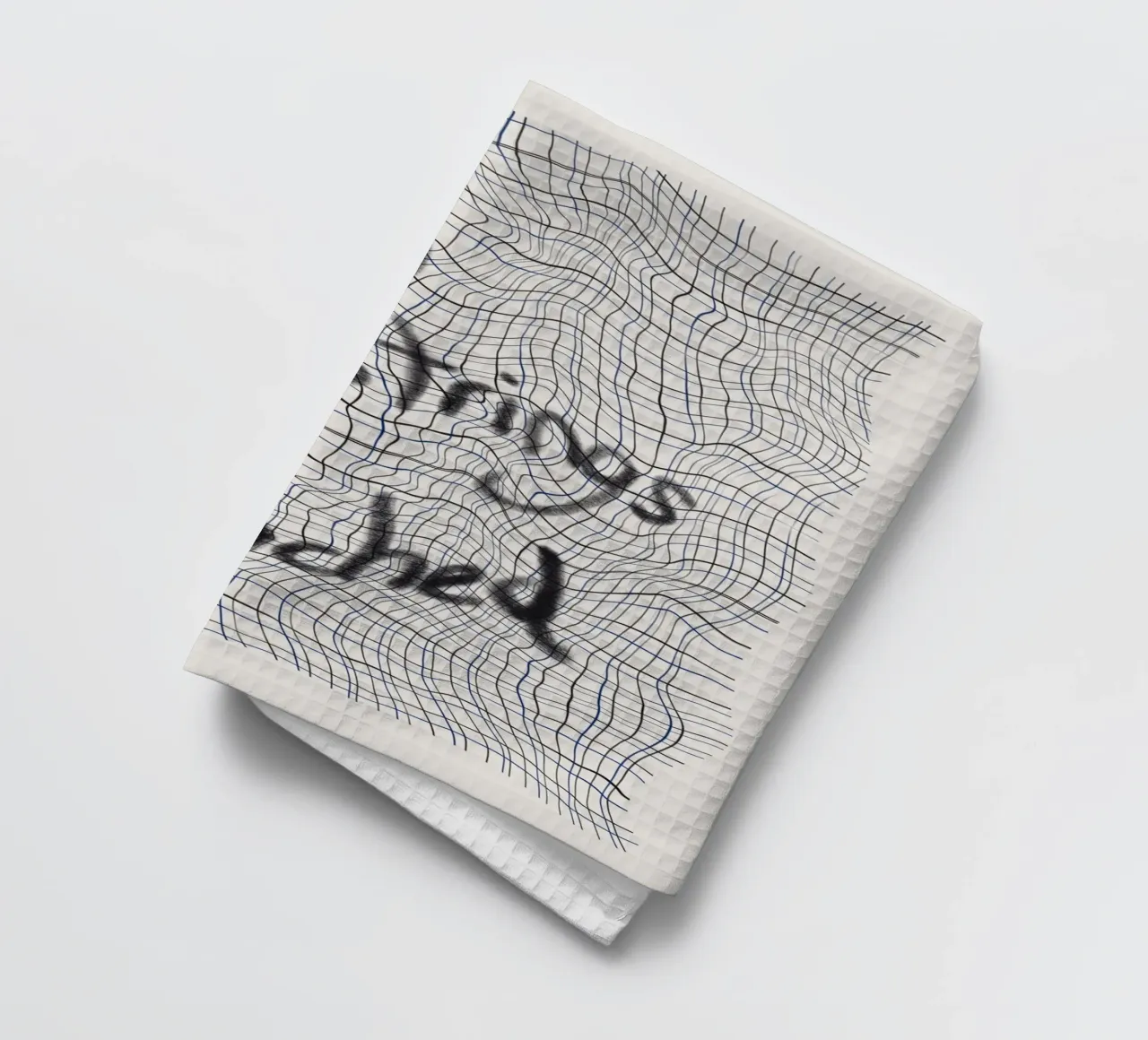 No strings attached tea towel by Little Dean