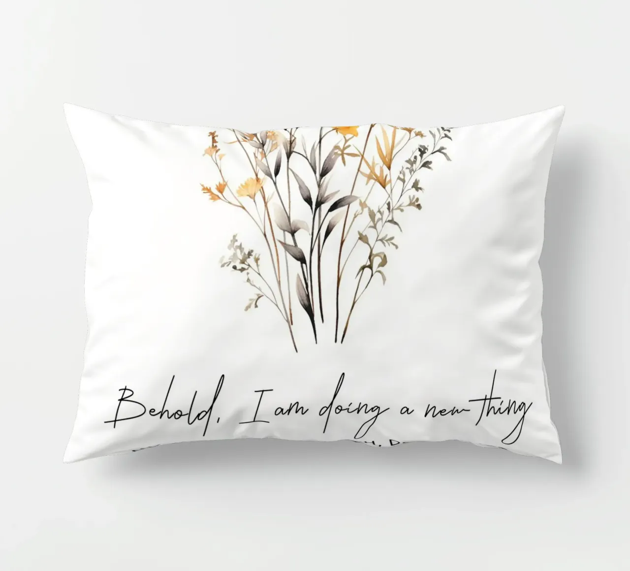 A New Thing Blooms cuscino da vintageshop