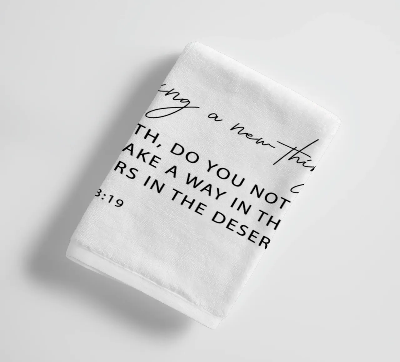 A New Thing Blooms towel by vintageshop