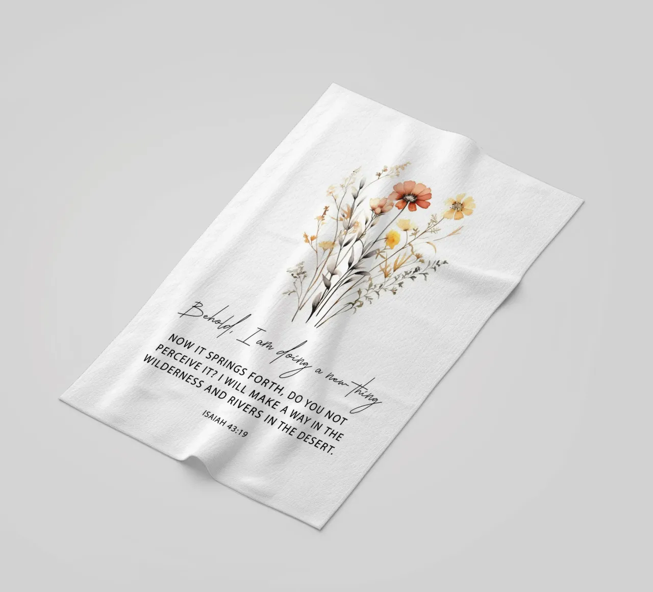 A New Thing Blooms telo mare da vintageshop