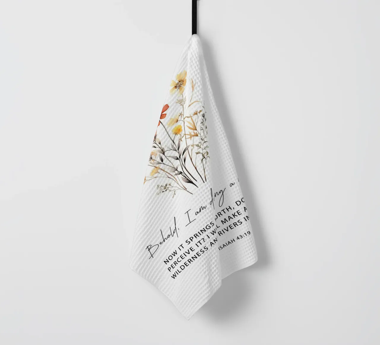 A New Thing Blooms canovaccio da cucina da vintageshop