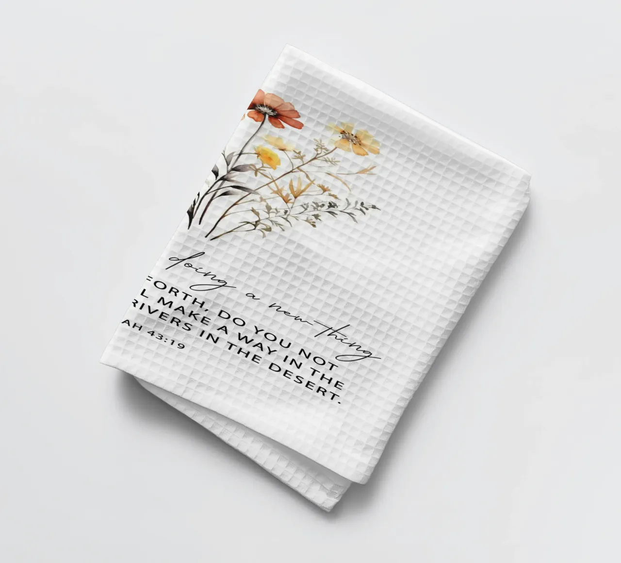 A New Thing Blooms canovaccio da cucina da vintageshop
