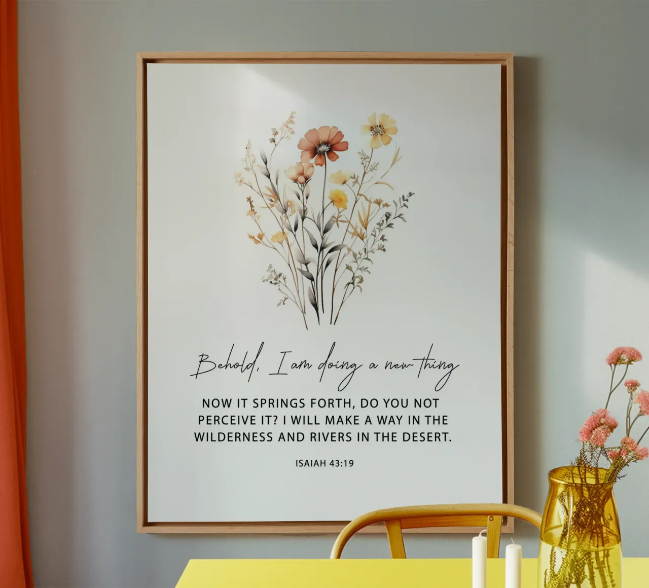 A New Thing Blooms tela da vintageshop