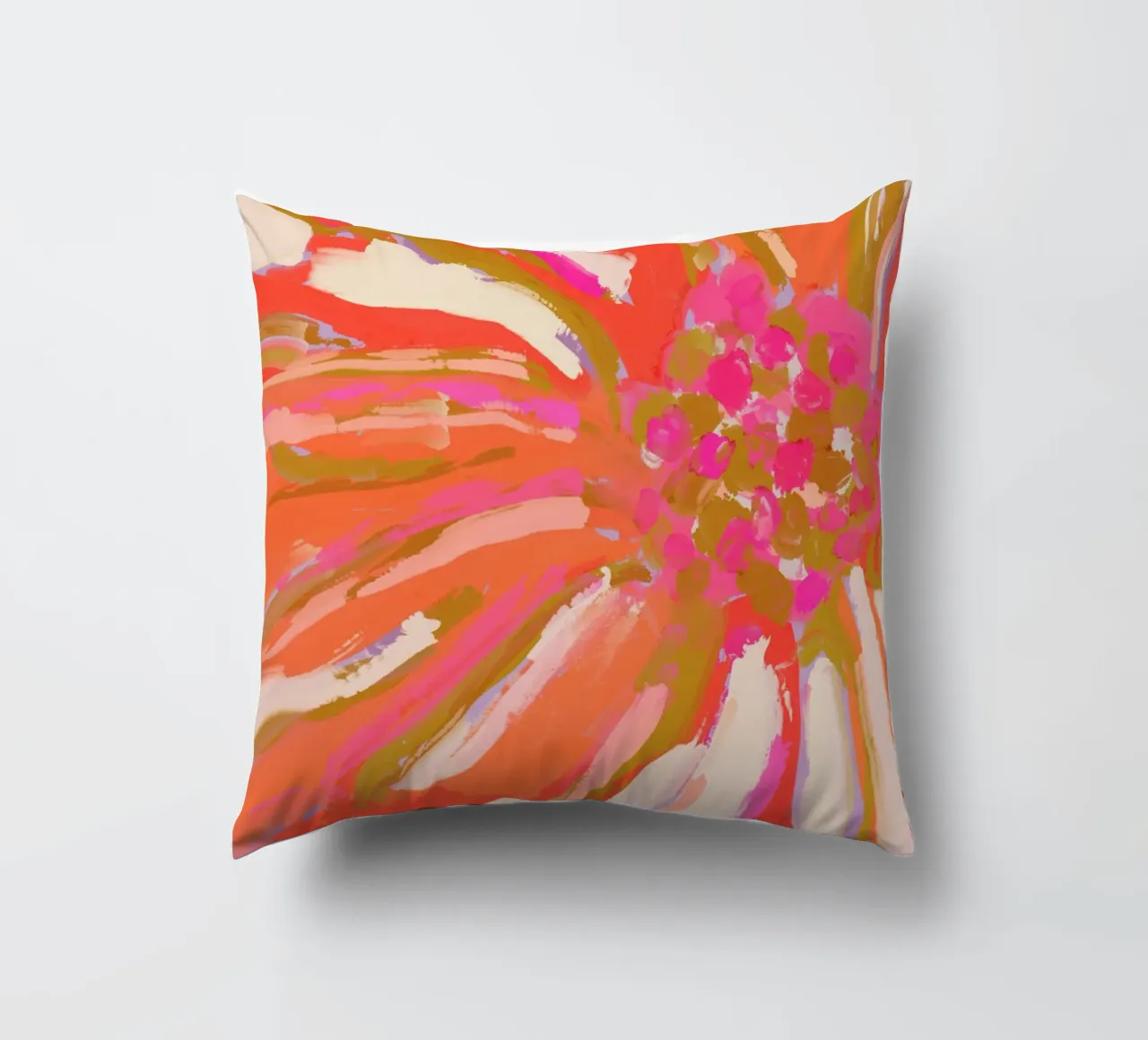 Abstract Flower Detail cuscino da treechild