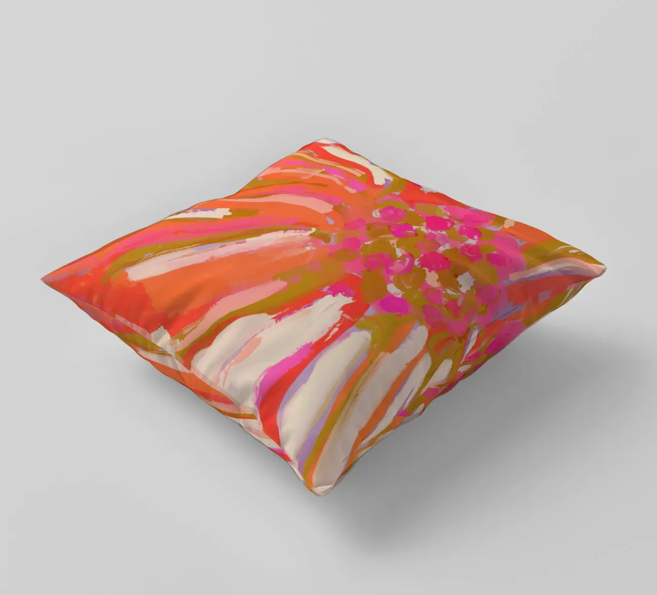 Abstract Flower Detail cuscino da treechild