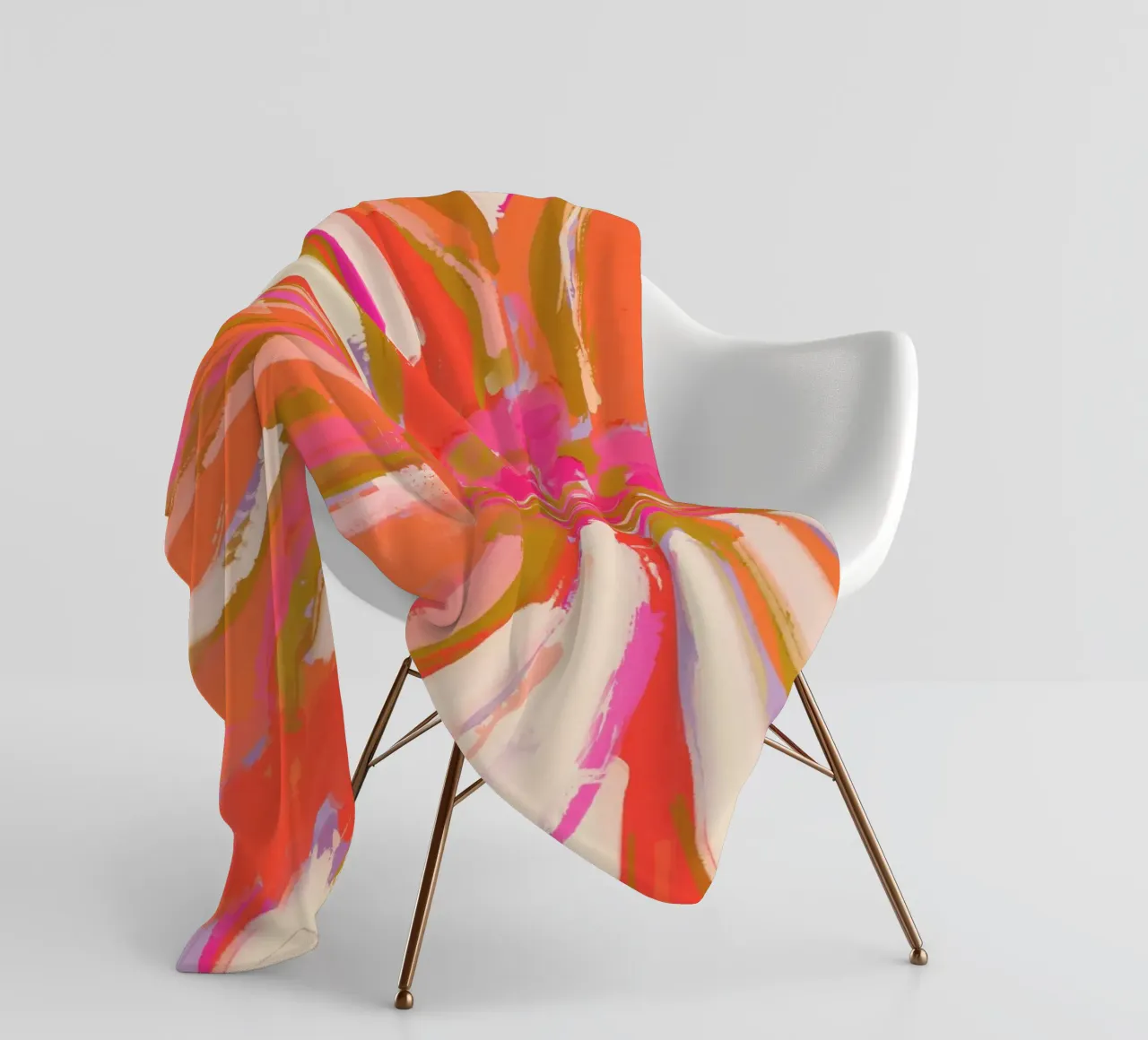 Abstract Flower Detail coperta in pile da treechild