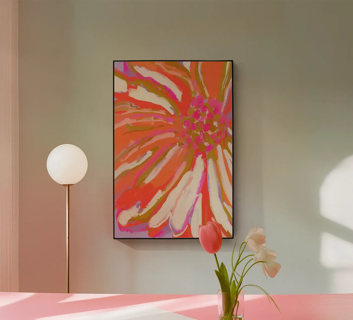 Abstract Flower Detail plexiglass da treechild