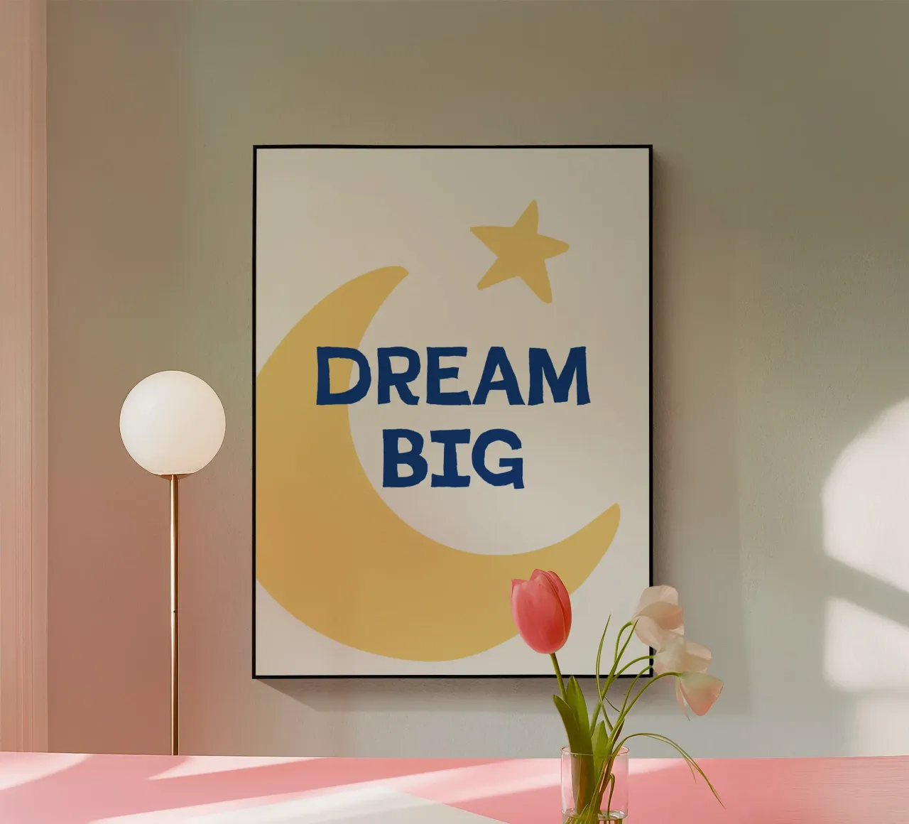 Dream Big plexiglass da we line studio - art