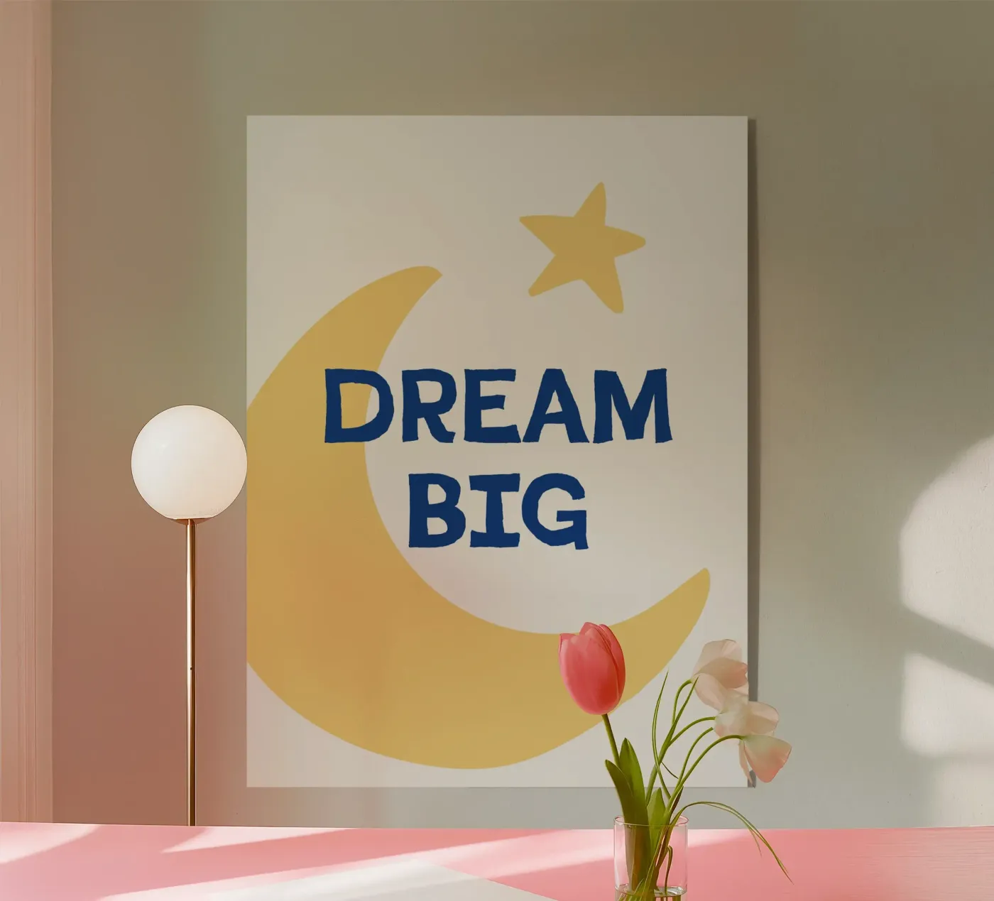 Dream Big plexiglass da we line studio - art
