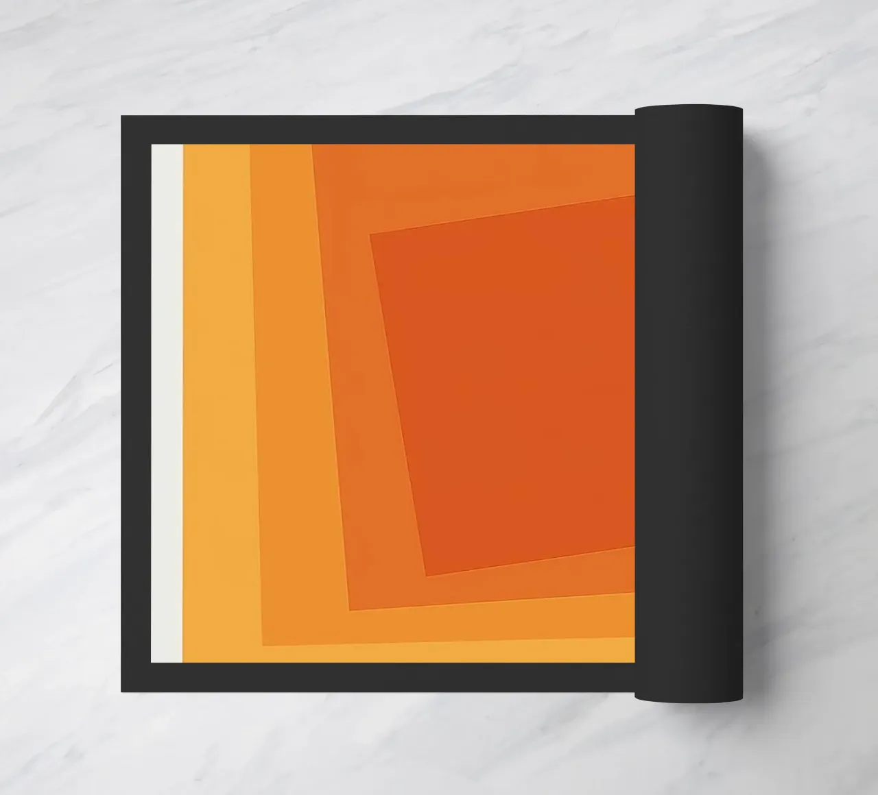 Mostra sulle piazze di Josef Albers zerbino da Lile Shop