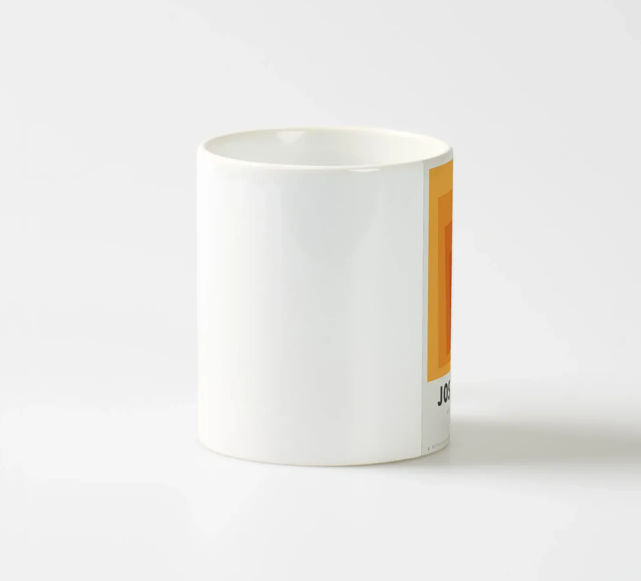 Mostra sulle piazze di Josef Albers tazza in ceramica da Lile Shop