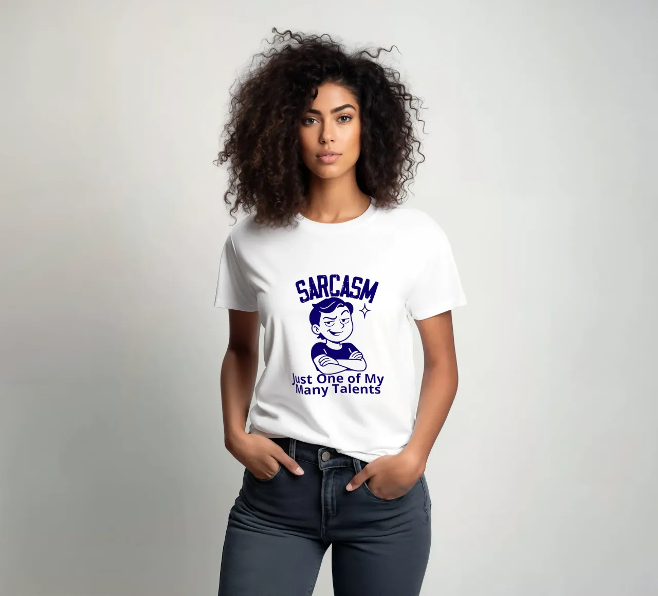 SARCASM. Just One of My Many Talents t-shirt da edsonramosart