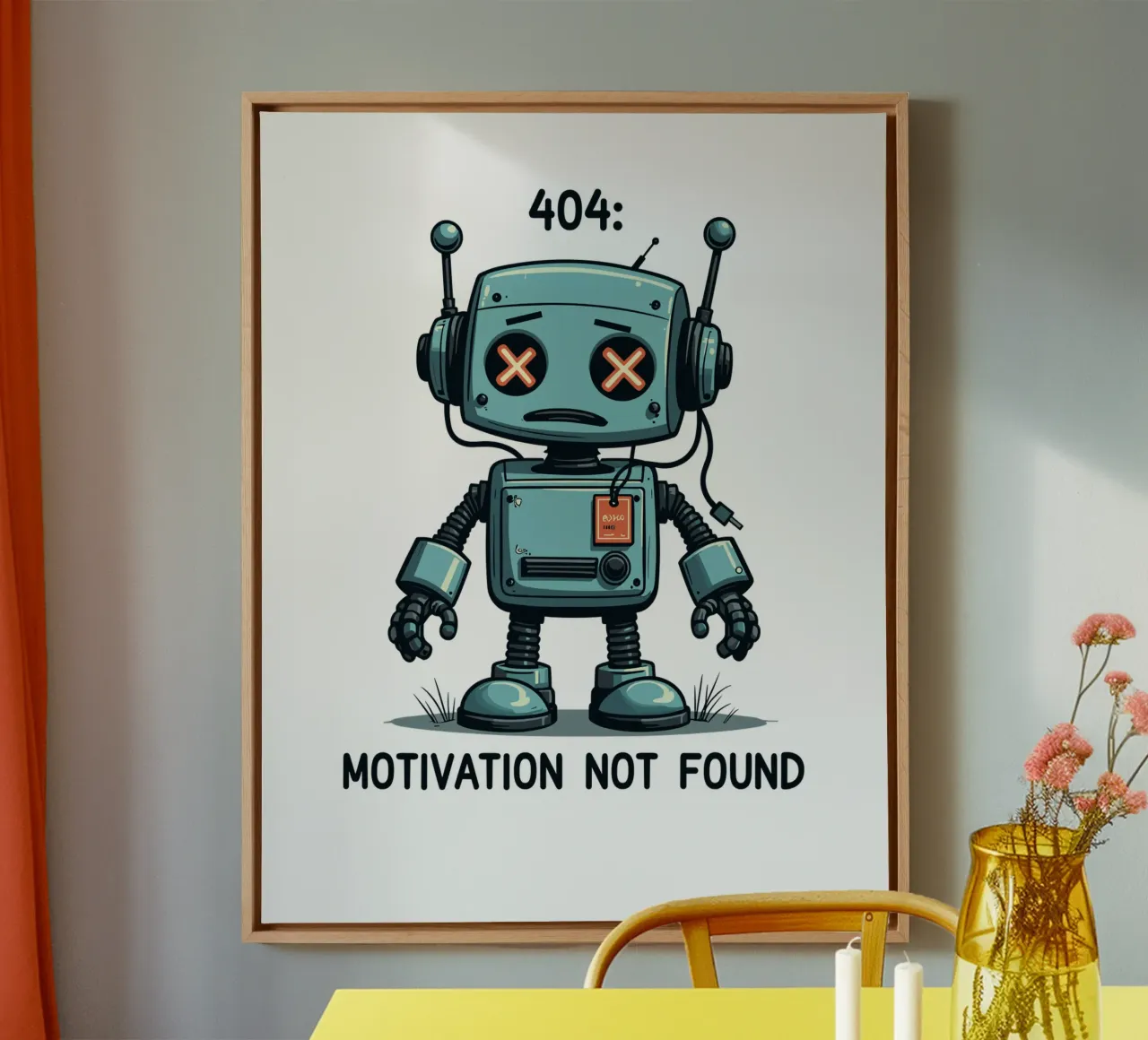 404: Motivation Not Found tela da edsonramosart