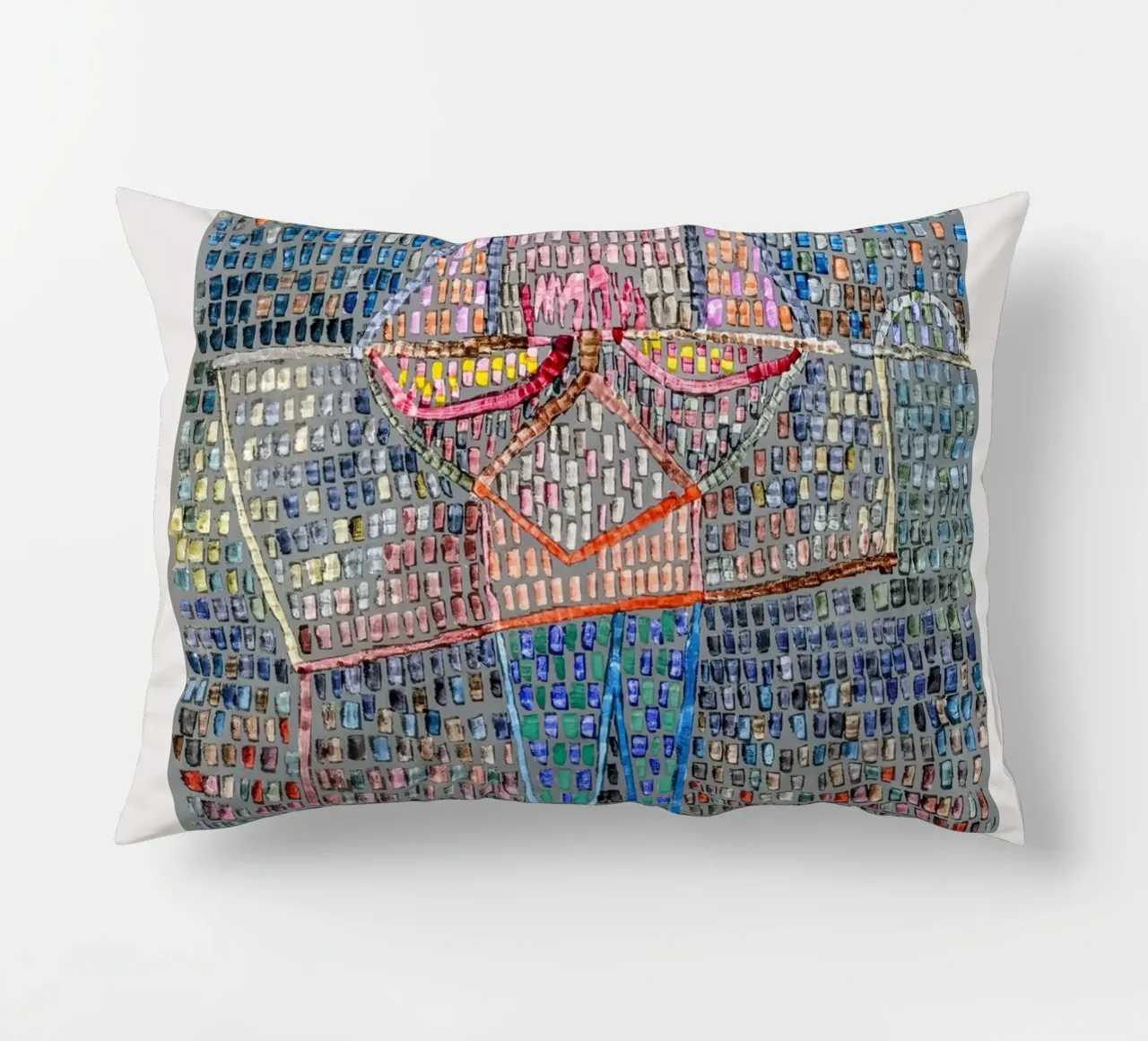 Paul Klee Ragazzo in maschera 1931 cuscino da Lile Shop