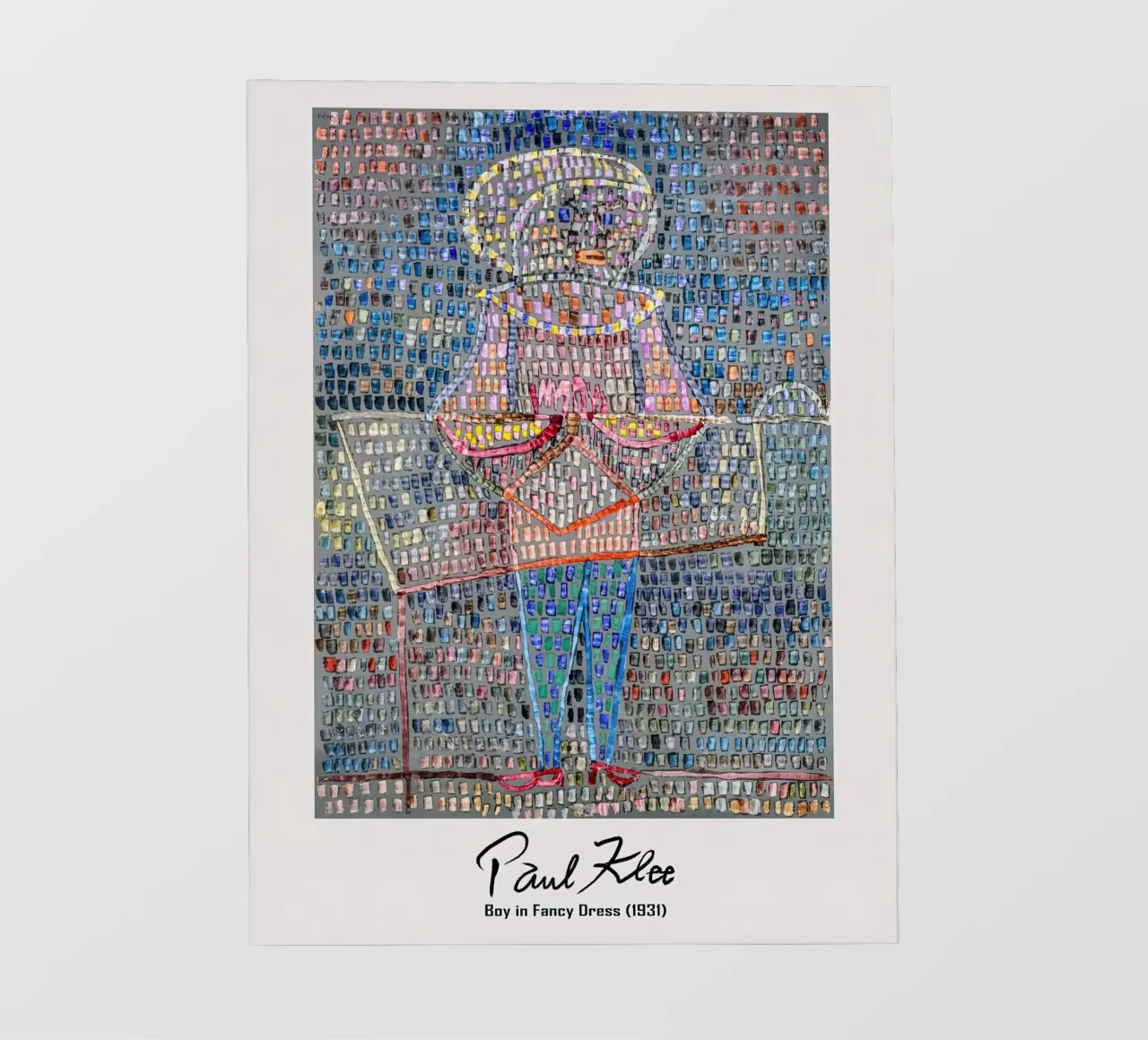 Paul Klee Ragazzo in maschera 1931 telo in pvc da Lile Shop