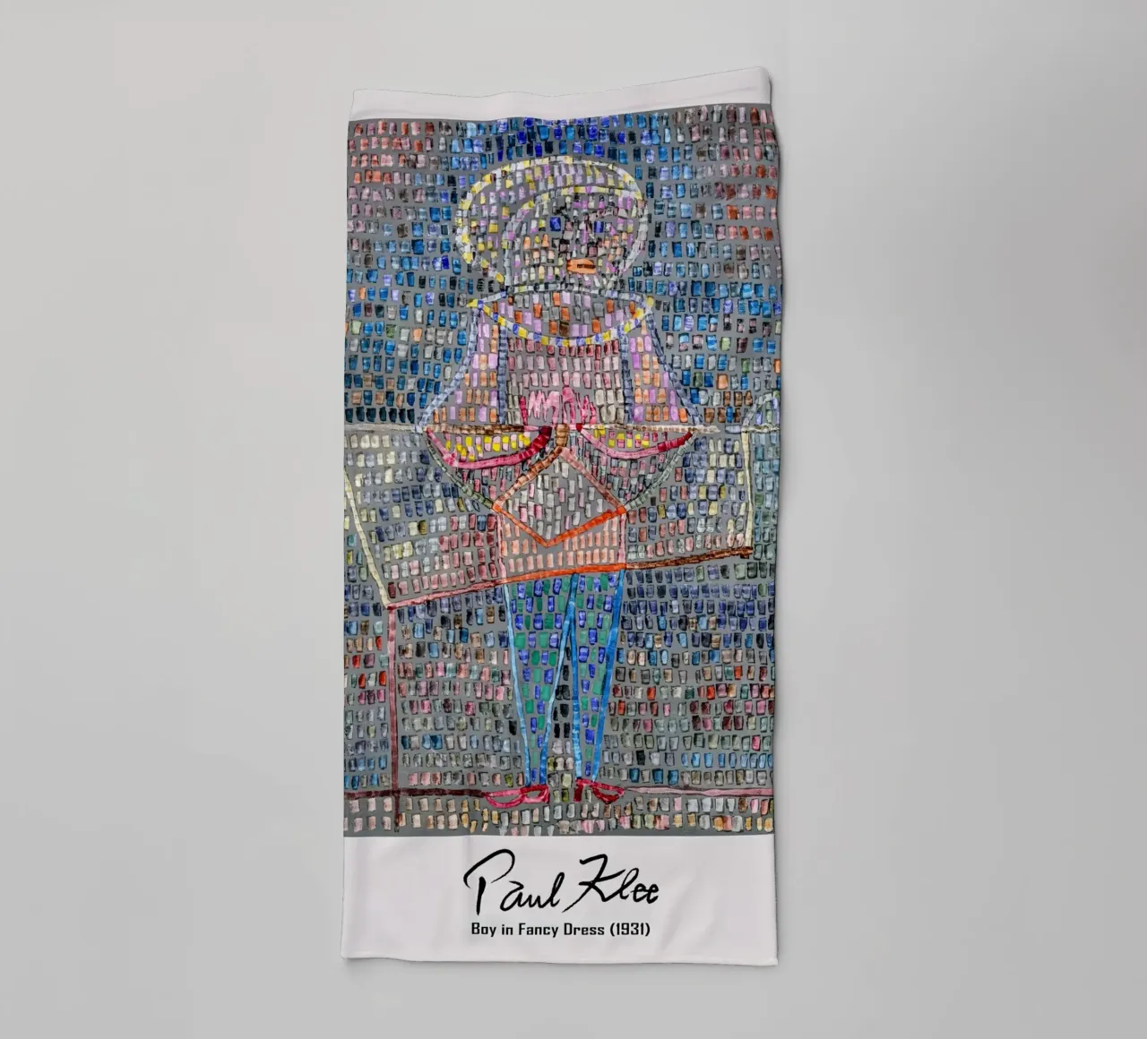 Paul Klee Ragazzo in maschera 1931 asciugamano da bagno da Lile Shop