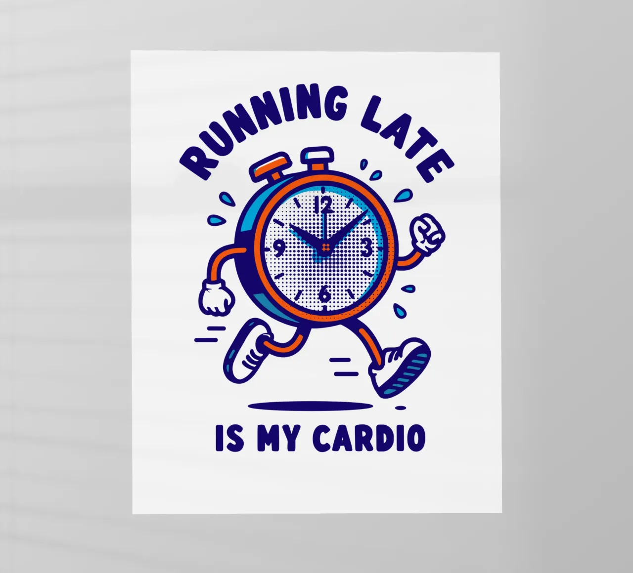 Running Late is My Cardio pellicola backlit da edsonramosart