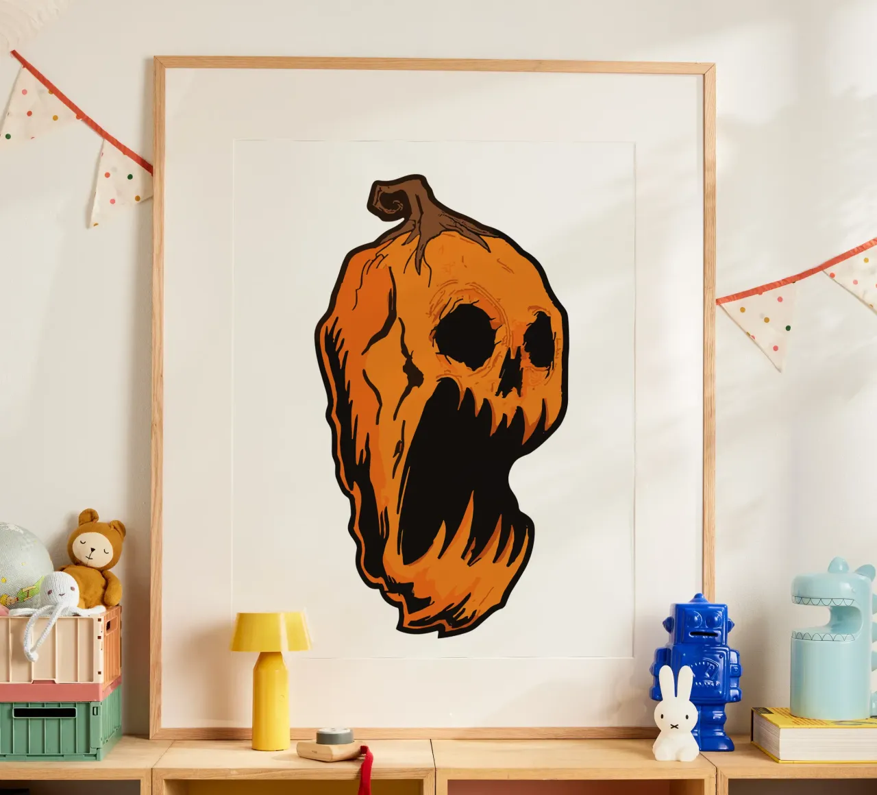 Pumpkin eerie poster van edsonramosart