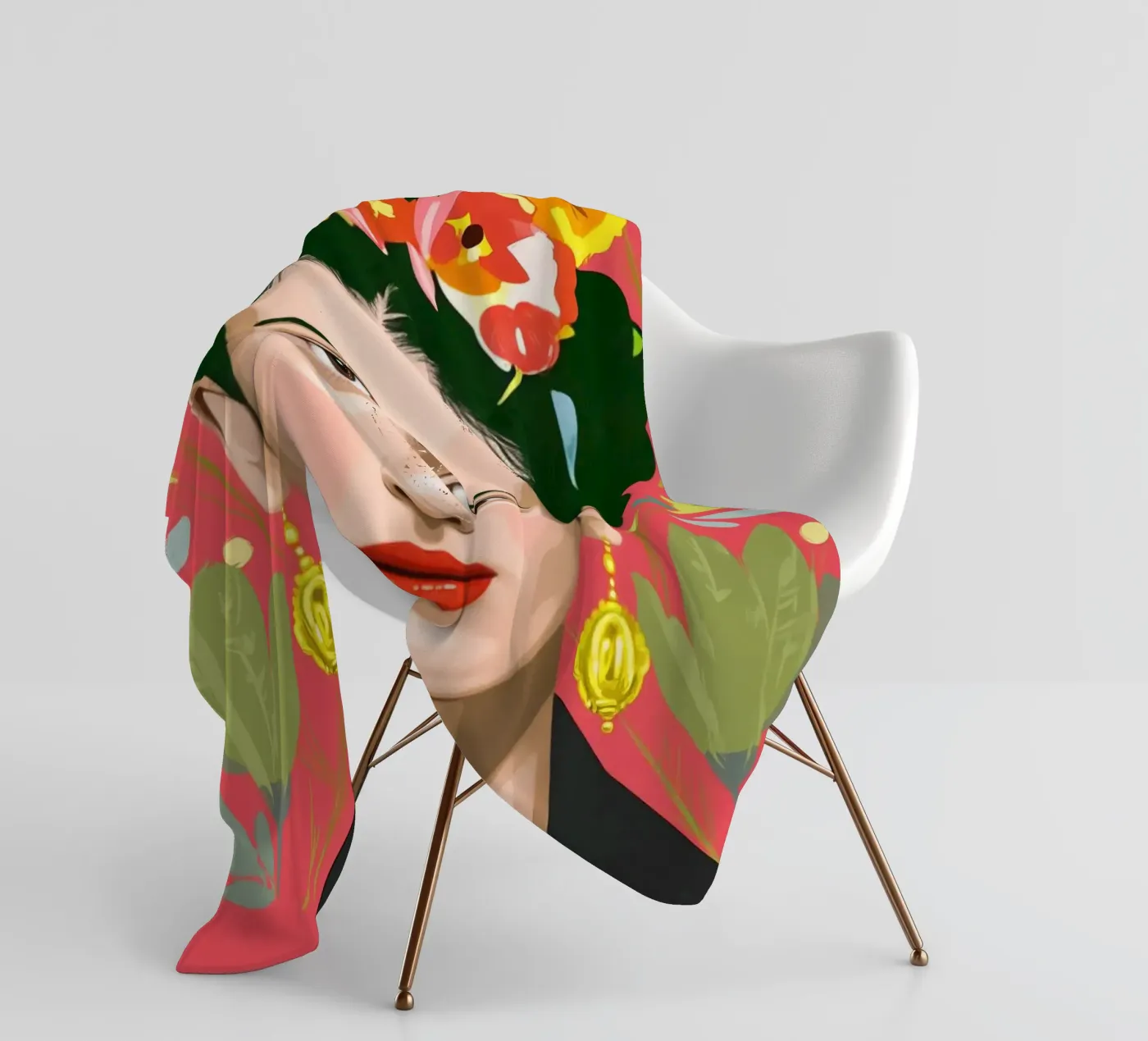 Forever Frida Fleecedecke von Clara August