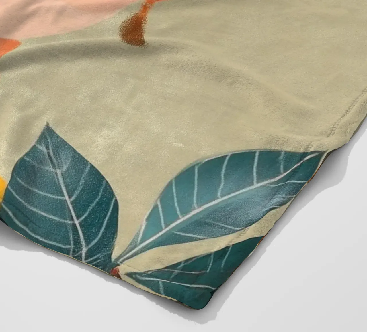 Frida en Silencio fleece blanket by Clara August