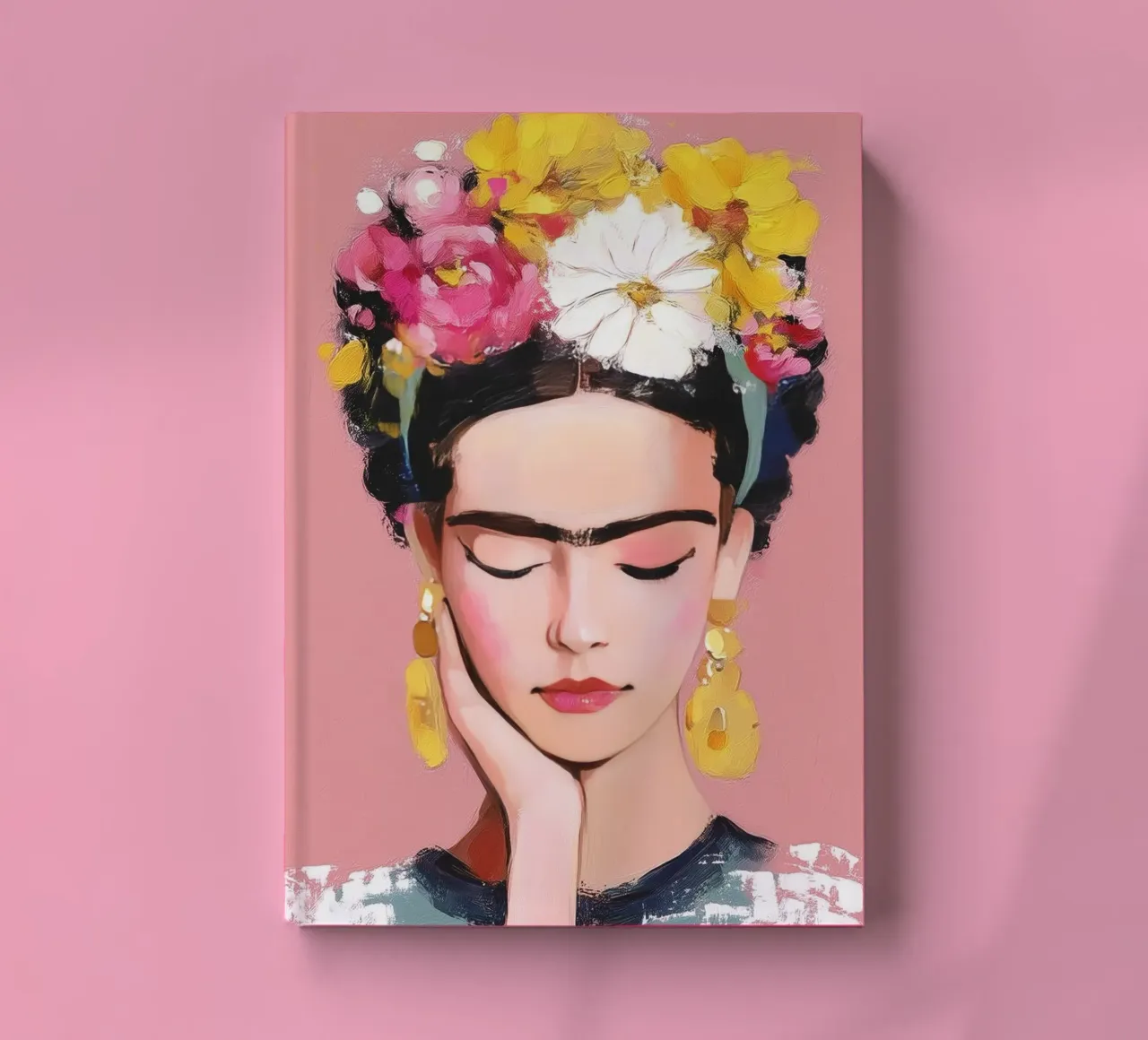 Frida in Pink Grace notebook by Clara August