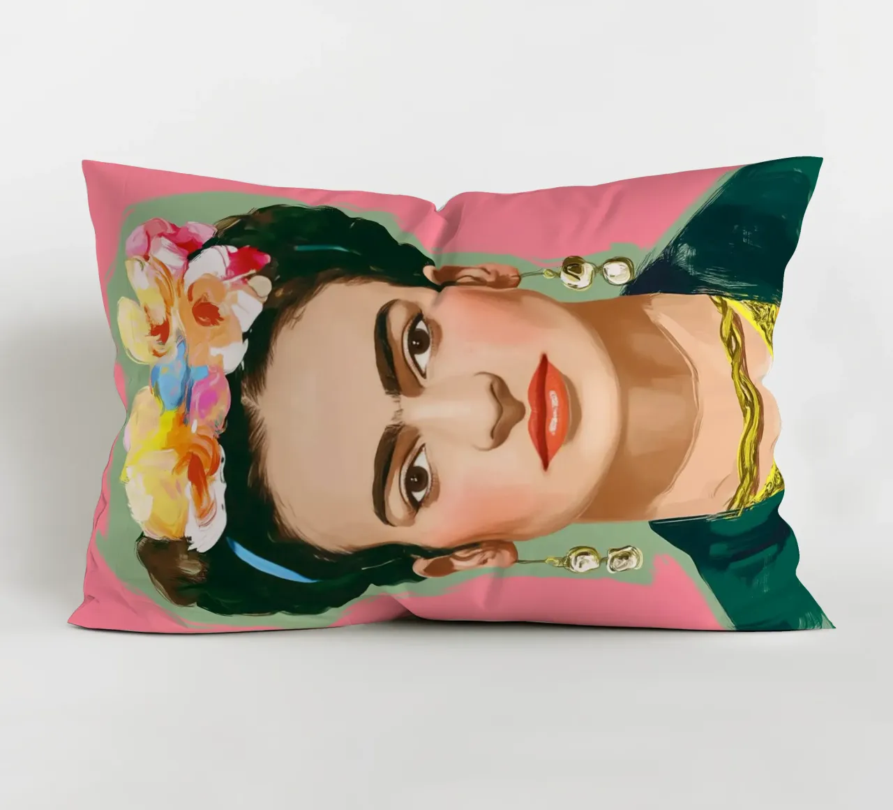 Frida Rosa decorative cushion by Clara August