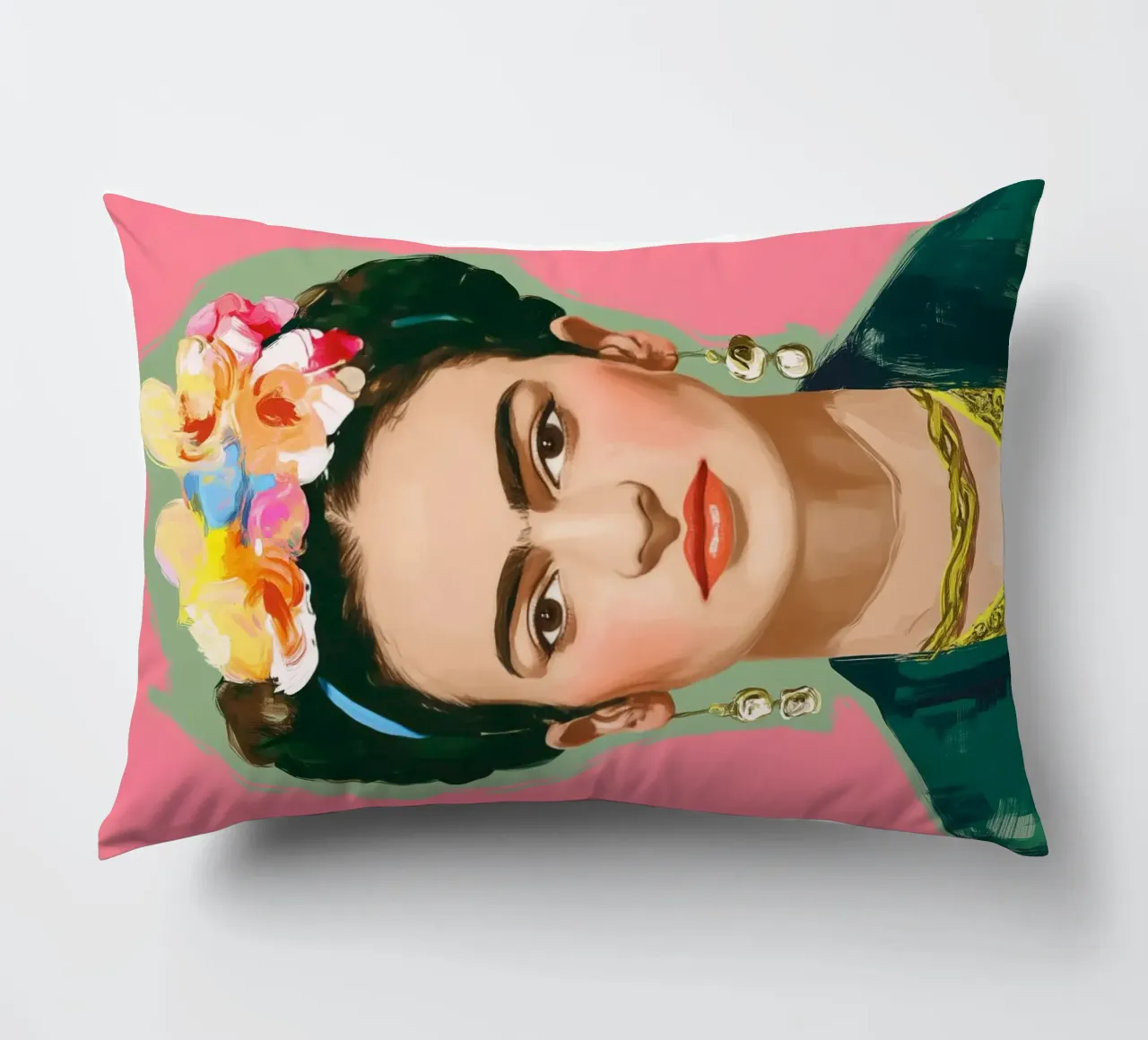 Frida Rosa decorative cushion by Clara August