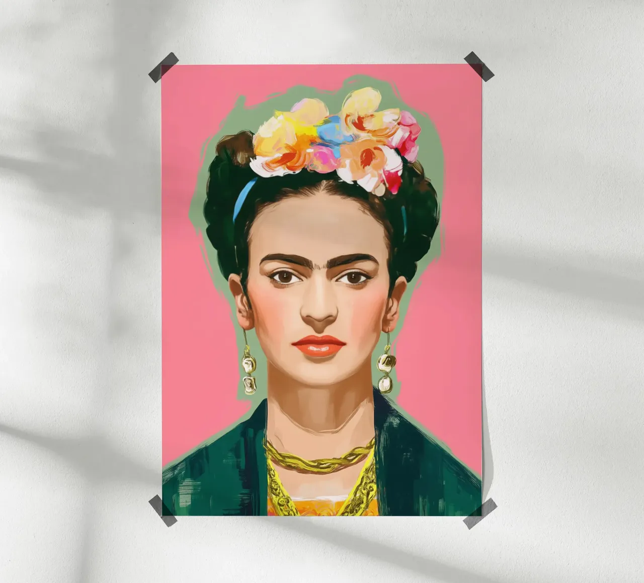 Frida Rosa poster da Clara August