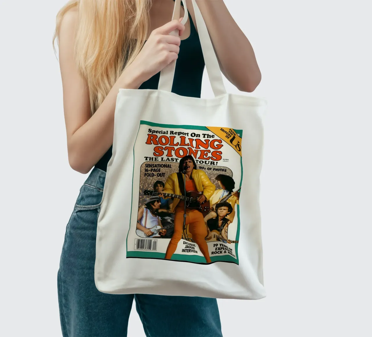Rolling Stone 1981 US Magazine Special Report borsa in juta da DGUnder