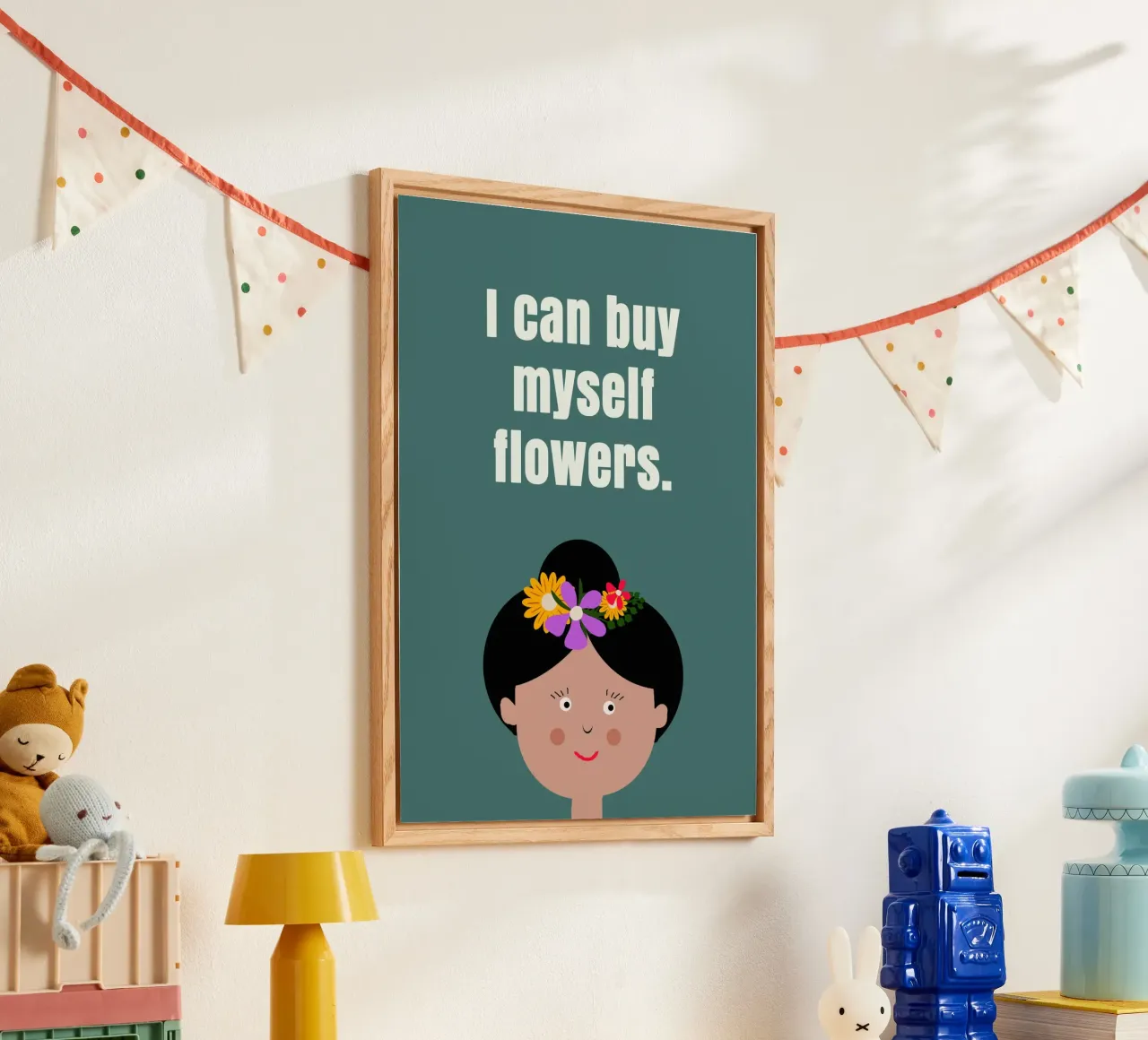 Posso comprarmi dei fiori (ragazza) plexiglass da maramirage
